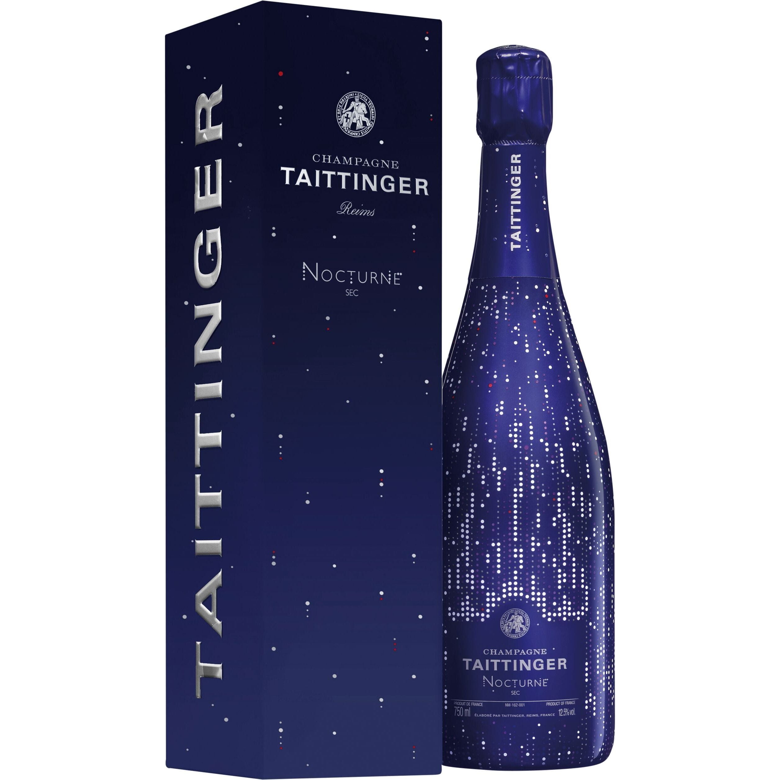 Taittinger Nocturne Sec City Lights Blanc in Geschenkpackung