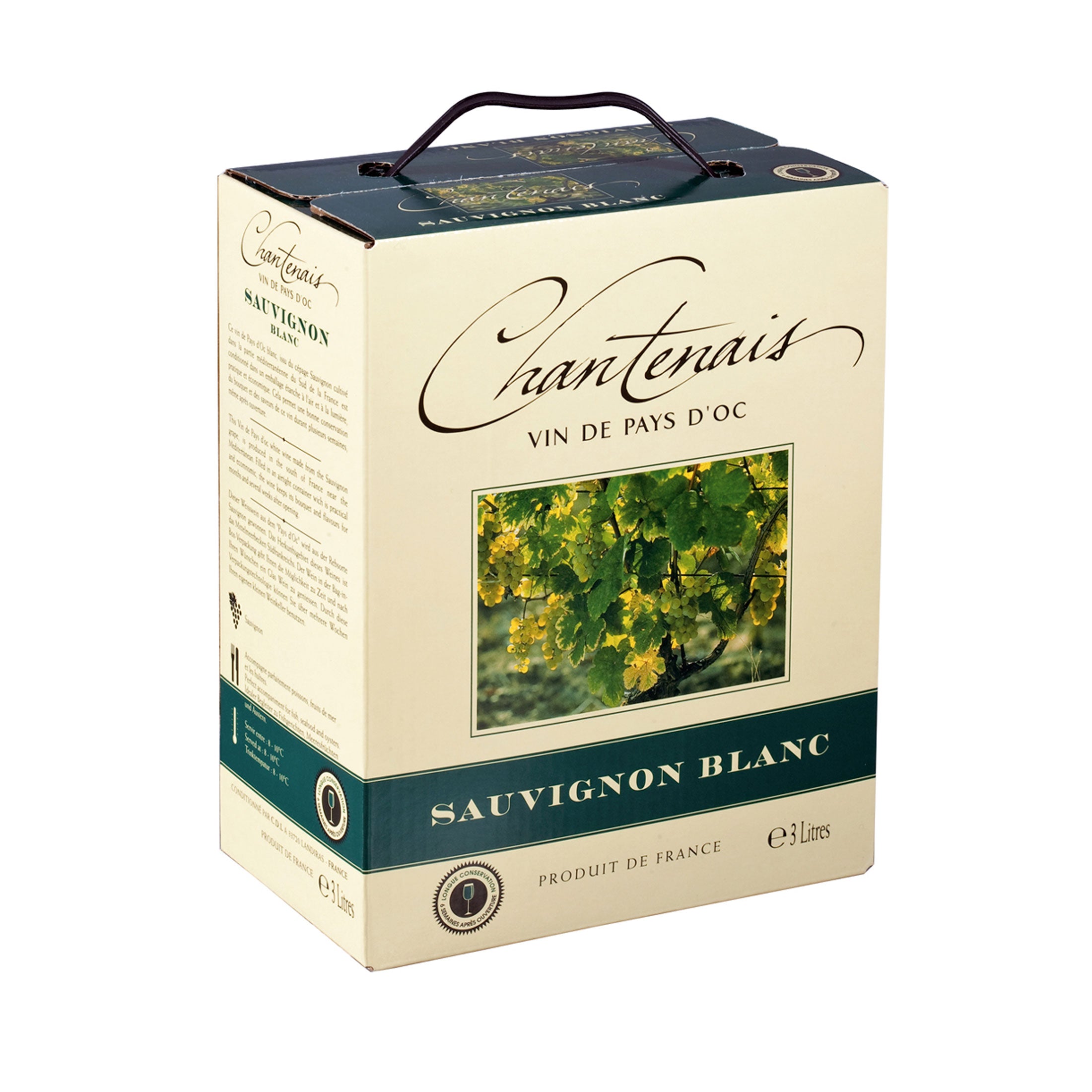 BIB 4 er Set Rot/Weiss/Rose -Cabernet-Sauvignon, Merlot, Cinsault, Sauvignon - Bag in Box Probierpaket