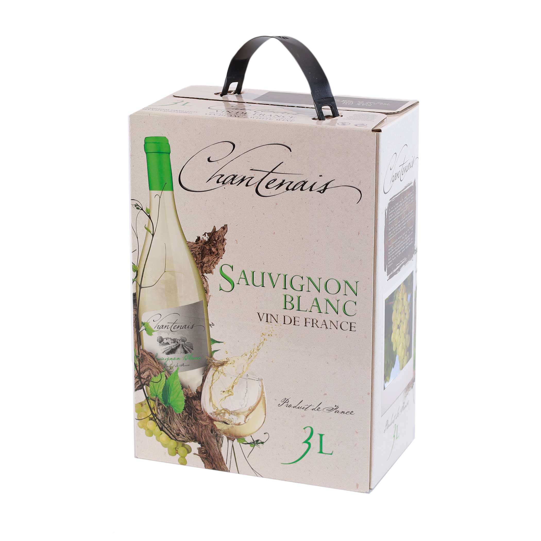 Bag-in-Box - Vin de France - Sauvignon - BLANC - Chantenais 3 L.