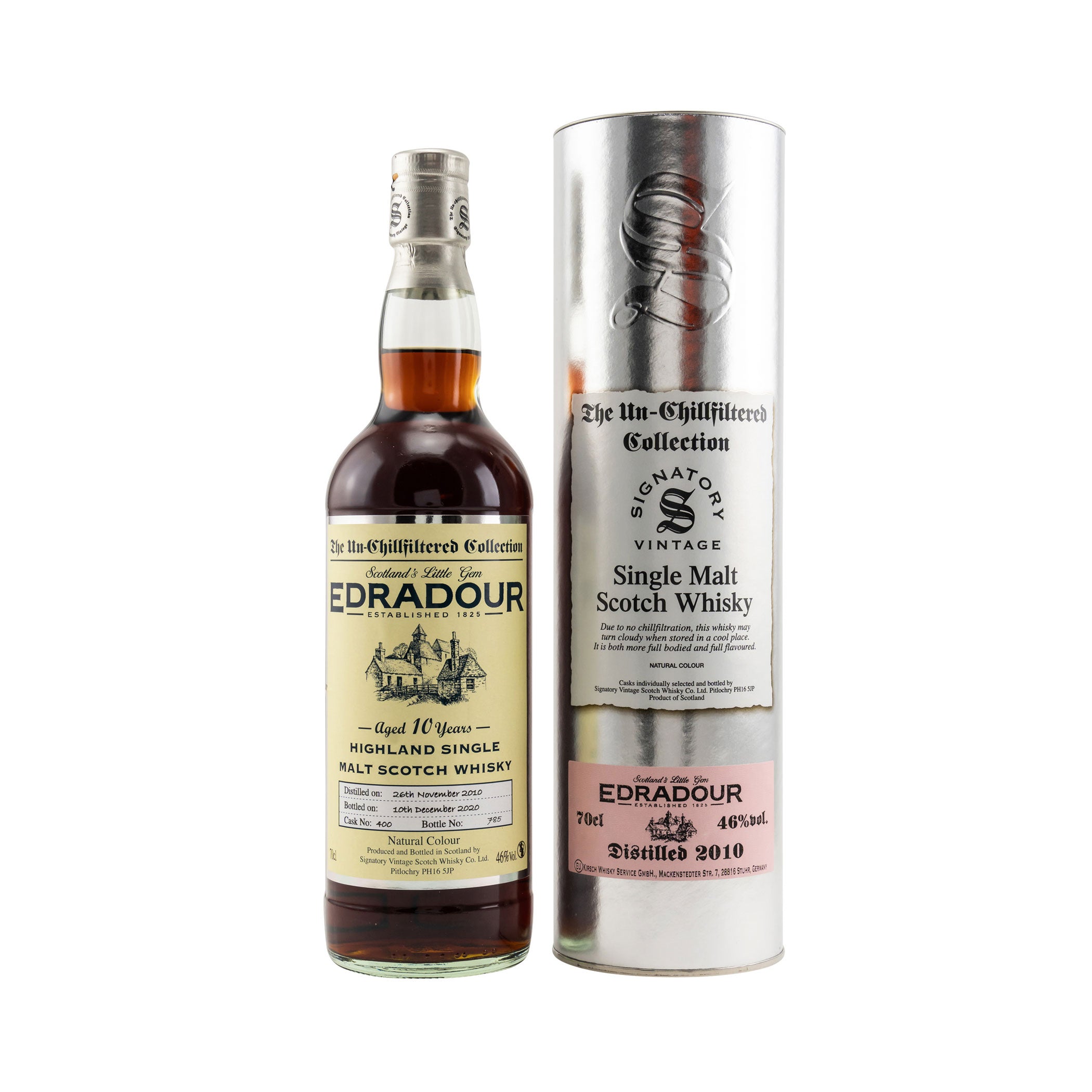 Edradour 2010/2020 Signatory Un-Chillfiltered #400