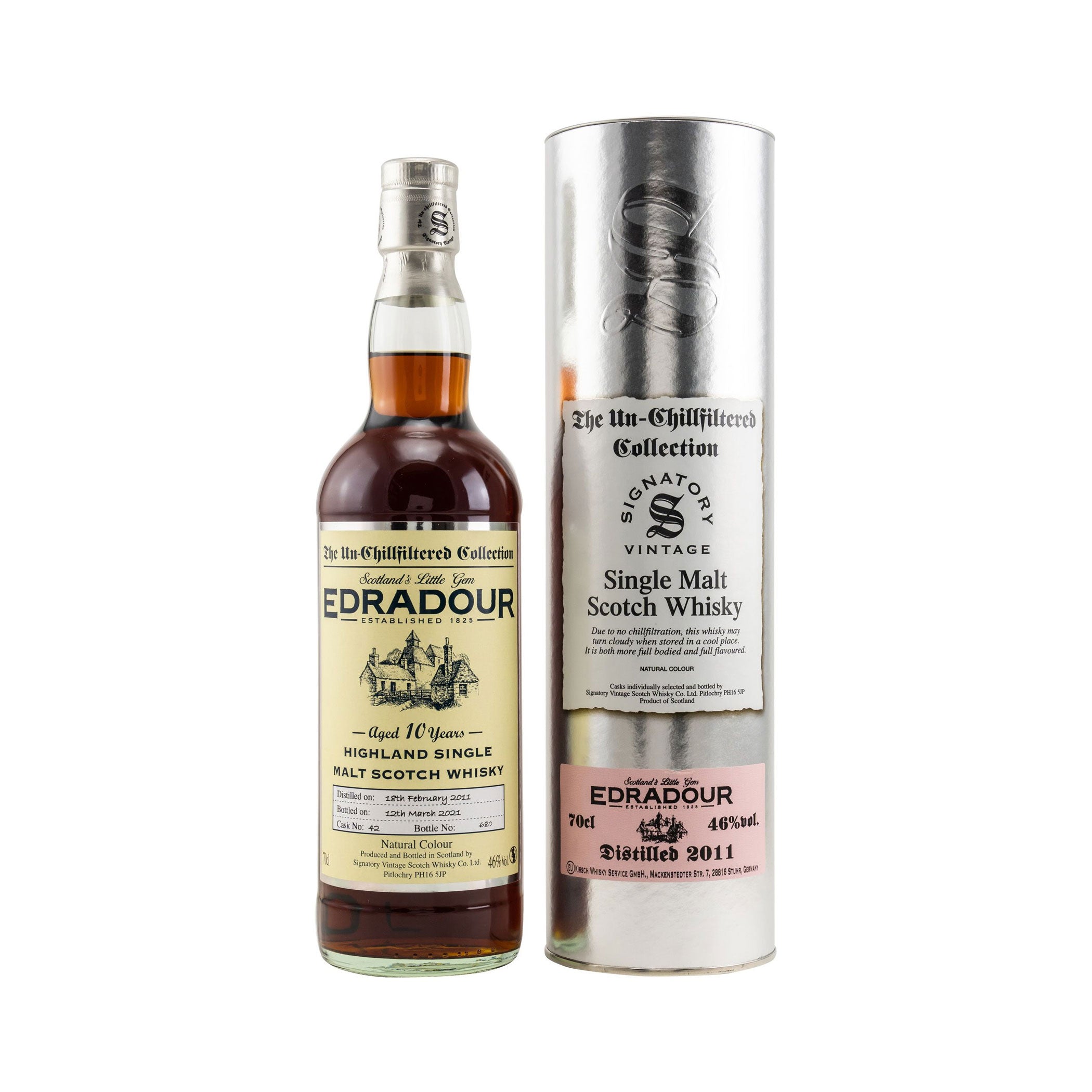 Edradour 2011/2021 Signatory Un-Chillfiltered #42