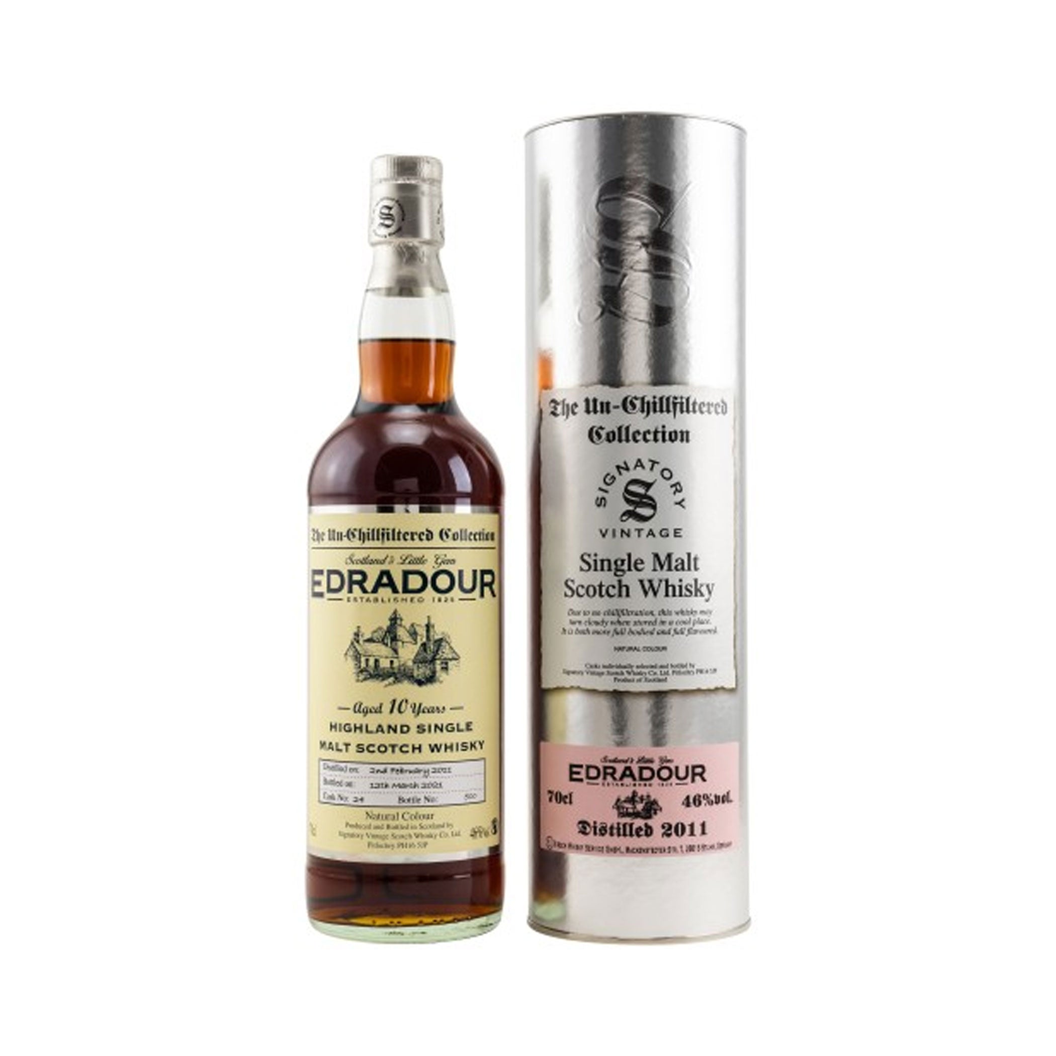 Edradour 2011/2021 Signatory Un-Chillfiltered #24