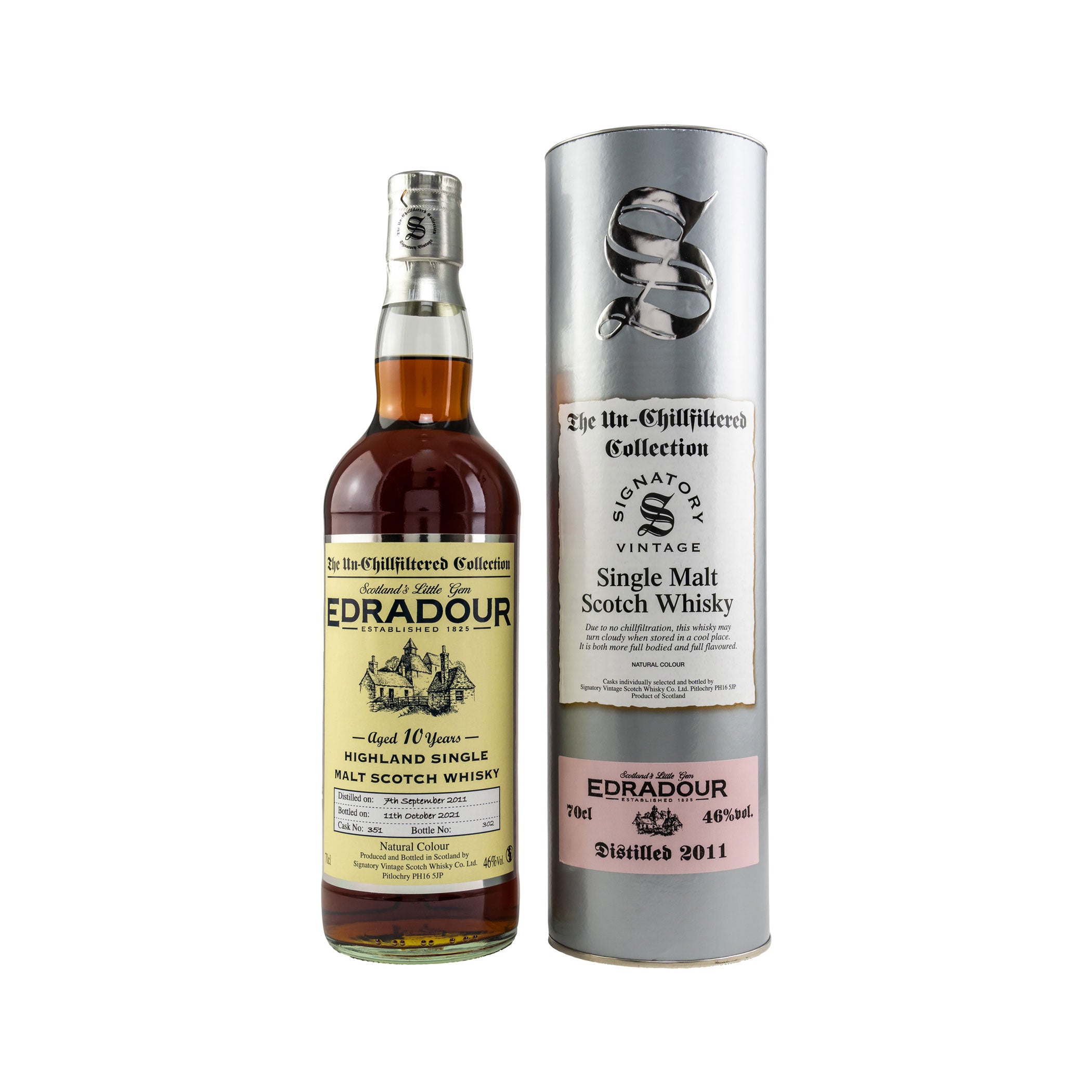 Edradour 2011/2021 Signatory Un-Chillfiltered #351