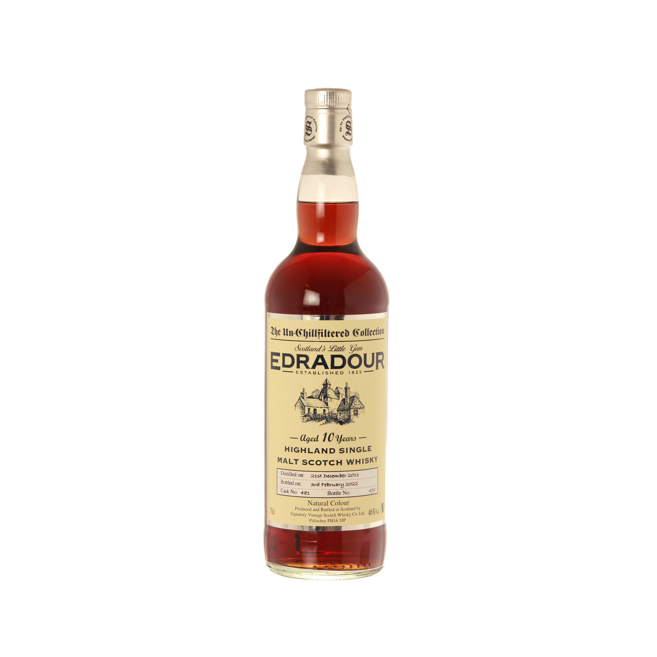 Edradour 2011/2022 Signatory Vintage un-chill #481