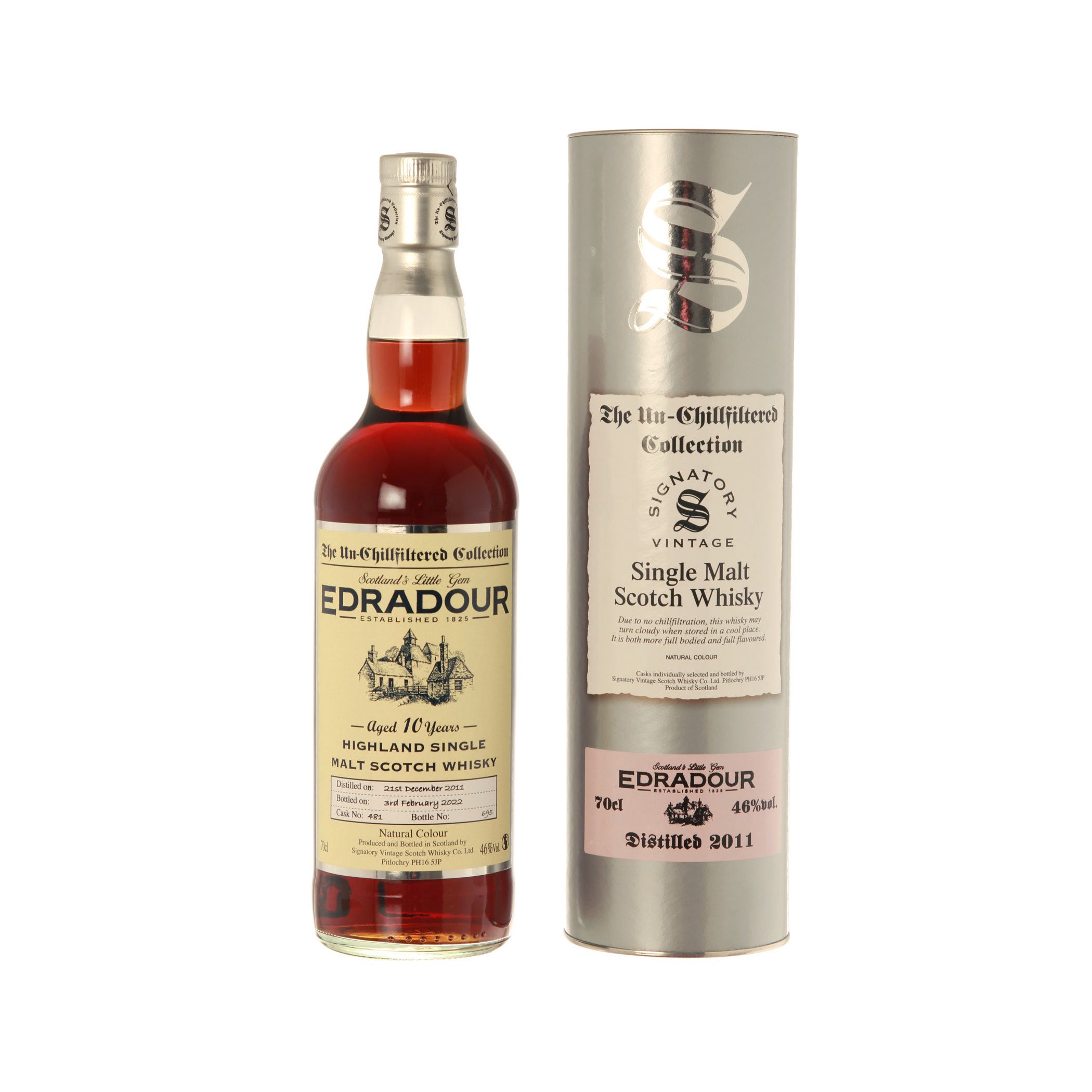 Edradour 2011/2022 Signatory Vintage un-chill #481