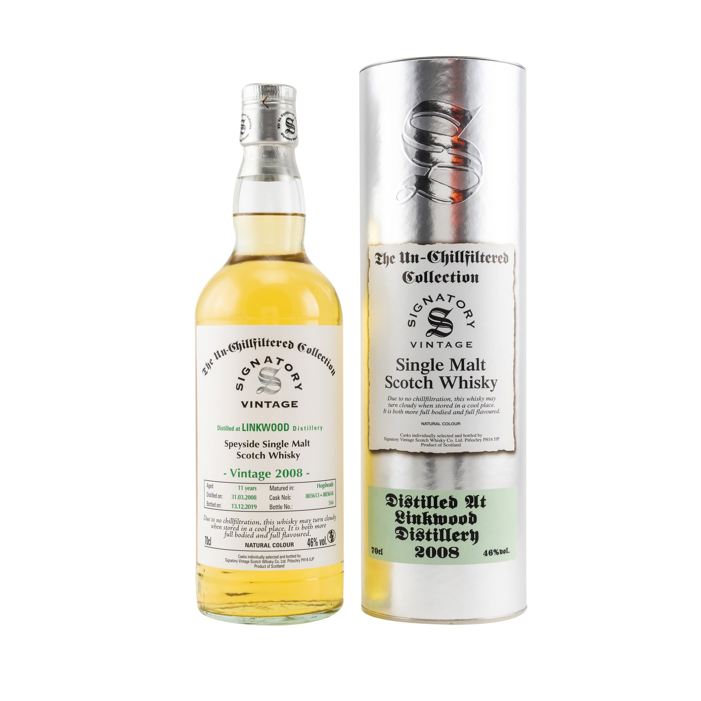 Linkwood 2008/2019 - un-chill. -Cask Nr. 803613+803614