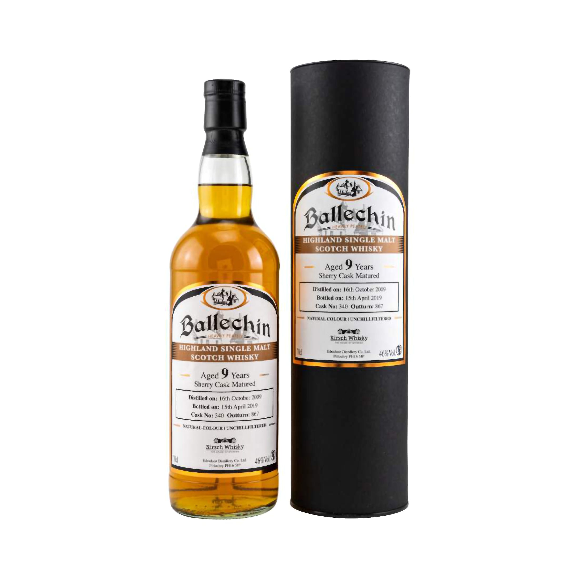 Ballechin 2009/2019 - un-chill. - Cask 340 - Kirsch