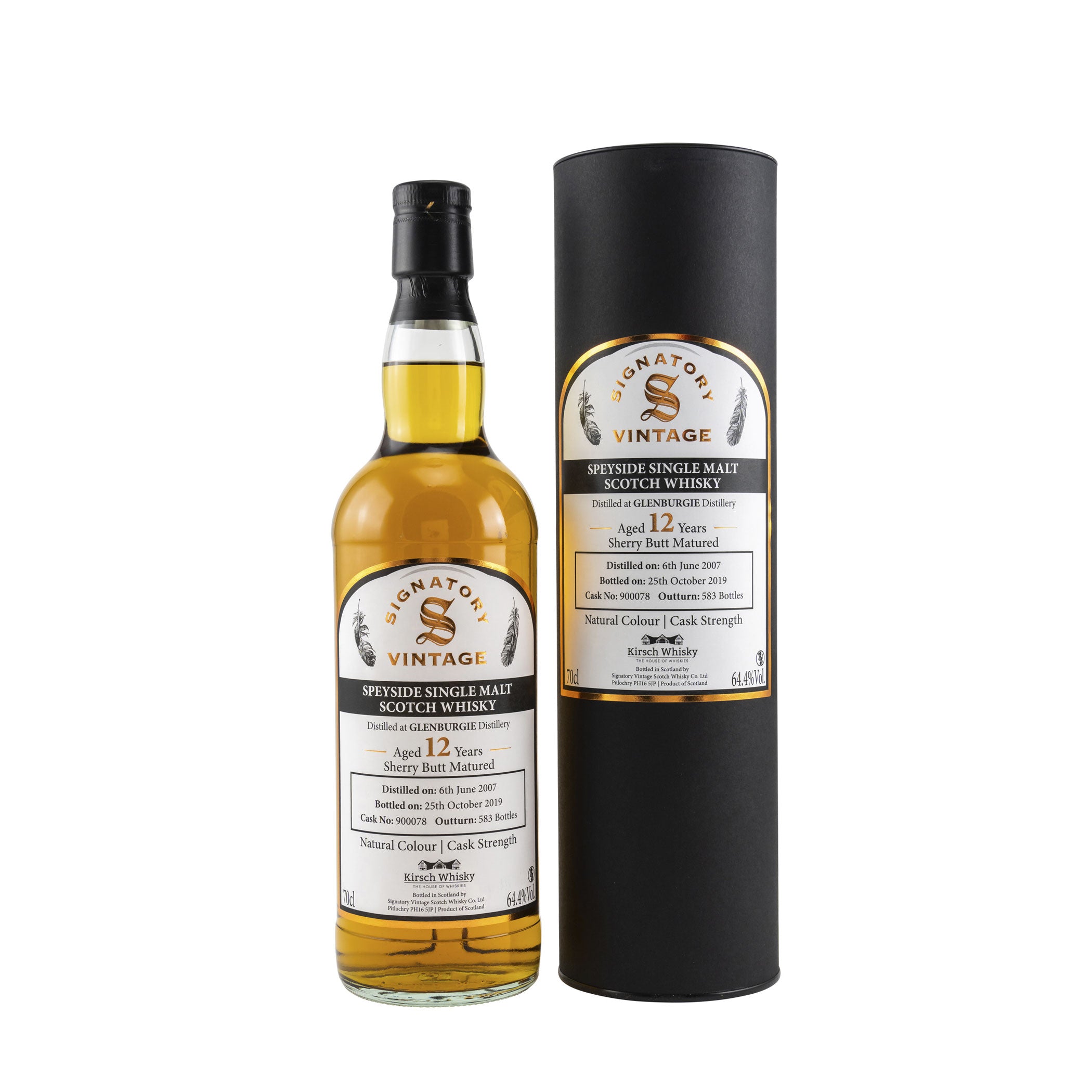 Glenburgie 2007/2019 - Signatory CS Cask #900078 Kirsch