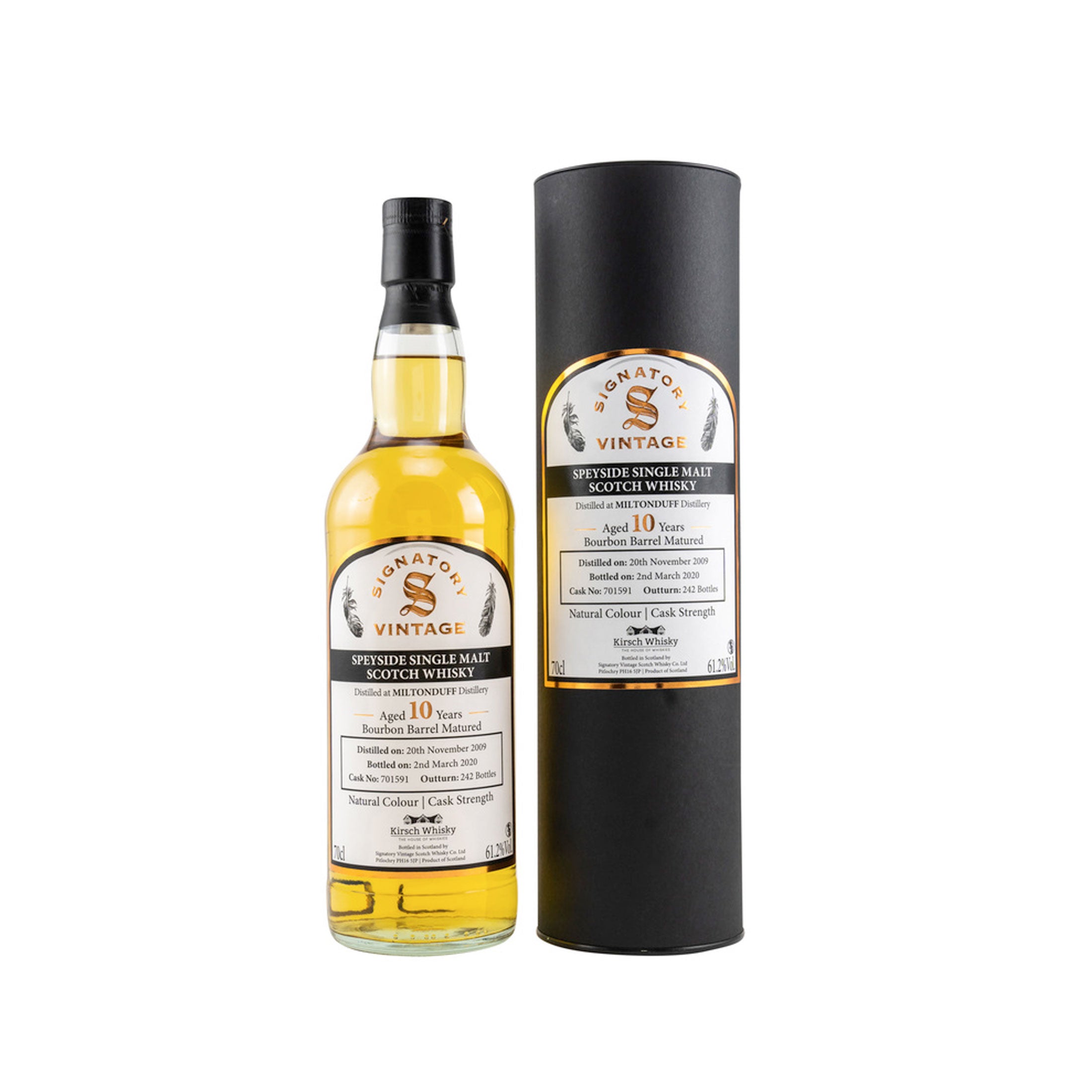 Miltonduff 2009/2020 Signatory Vintage Cask Strength CS #701591