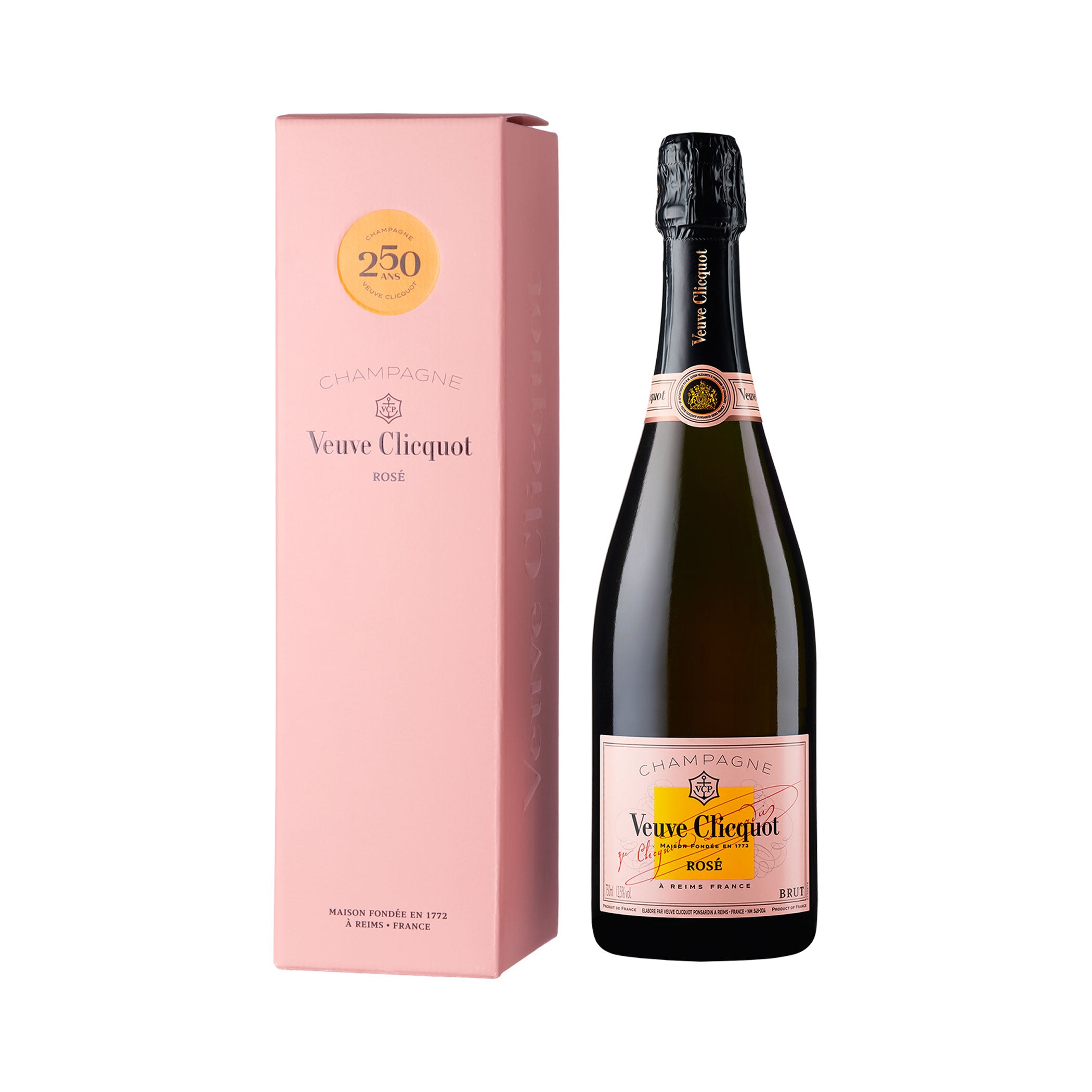 Champagne Veuve Clicquot Rosé Brut in gift box