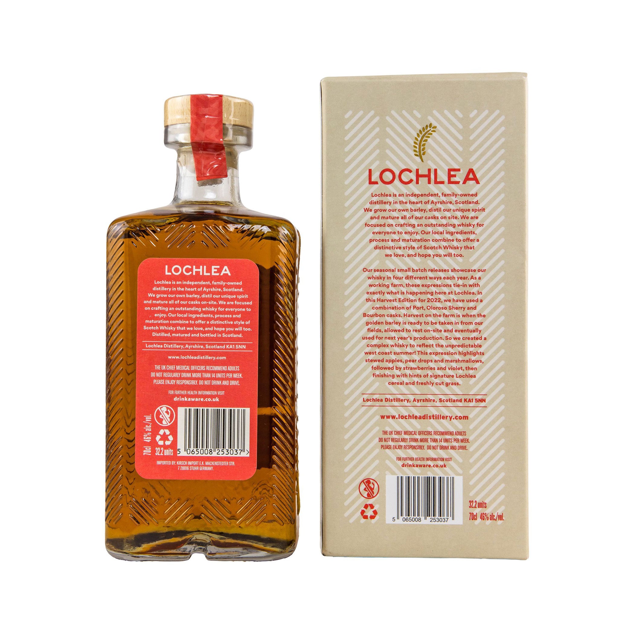 Lochlea Distillery Harvest Edition 1st Crop