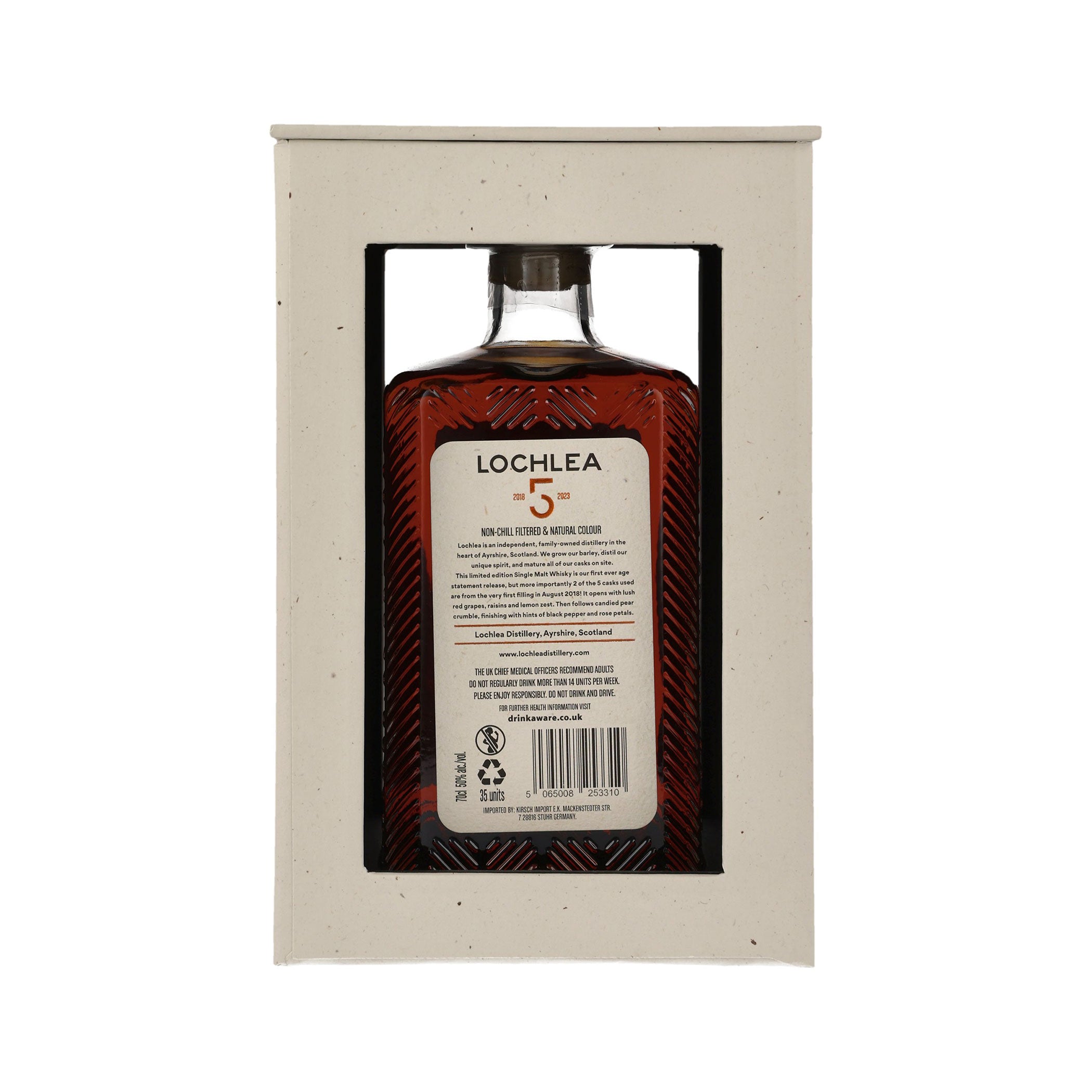 Lochlea Distillery 2018/2023 - 5 Years Old - Single Malt Scotch Whisky