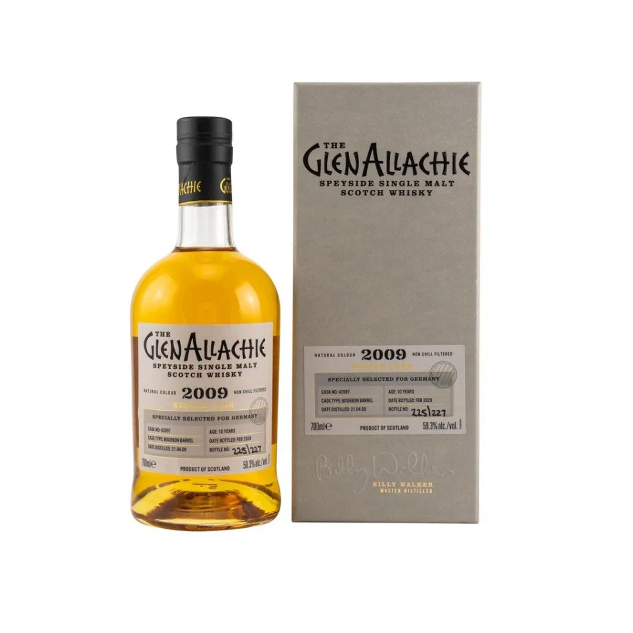 GlenAllachie 2009/2020 - 10 Jahre - #42097 - Bourbon Barrel