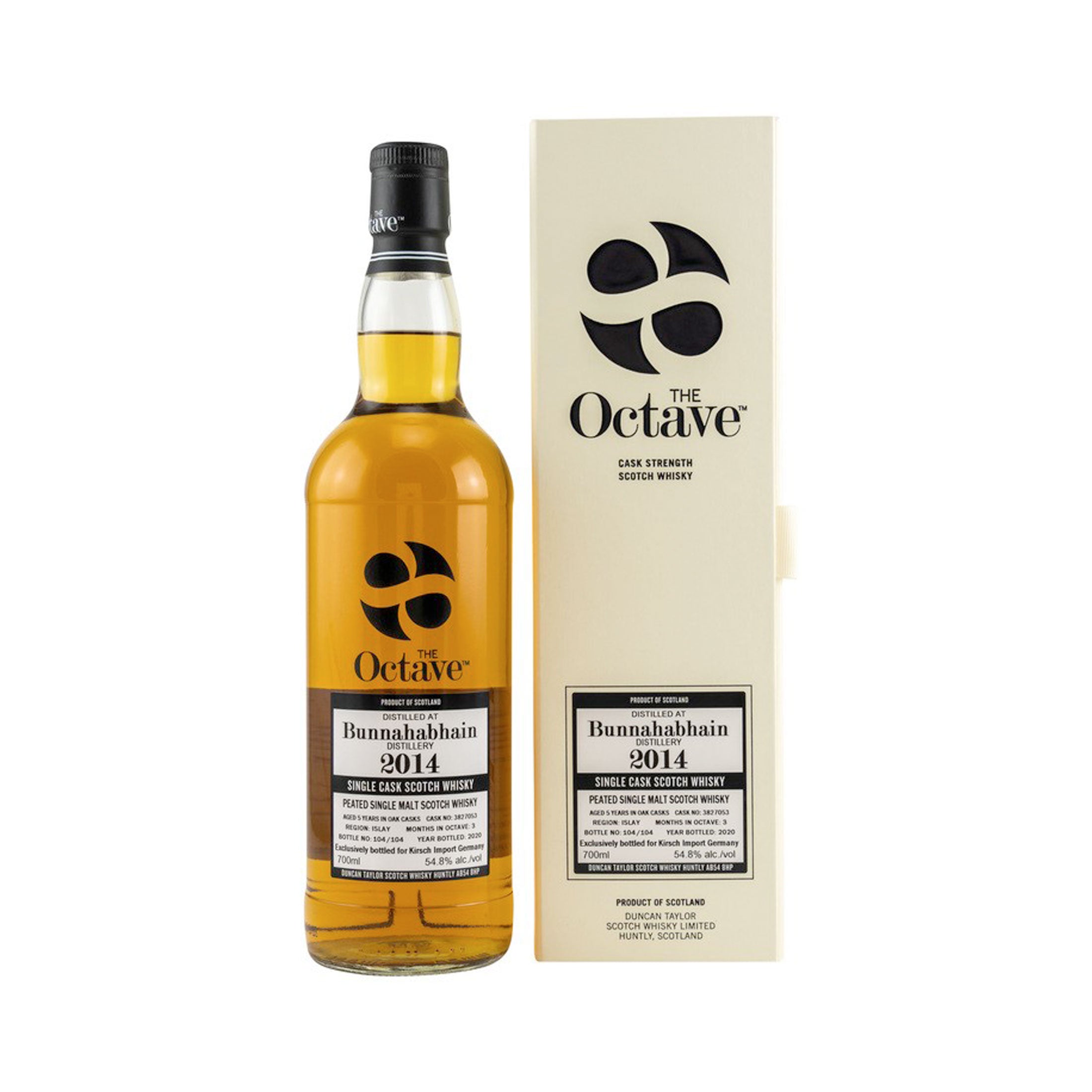 Bunnahabhain Peated 2014/2020 The Octave Single Malt Scotch Whisky Cask #3827053 (Duncan Taylor)