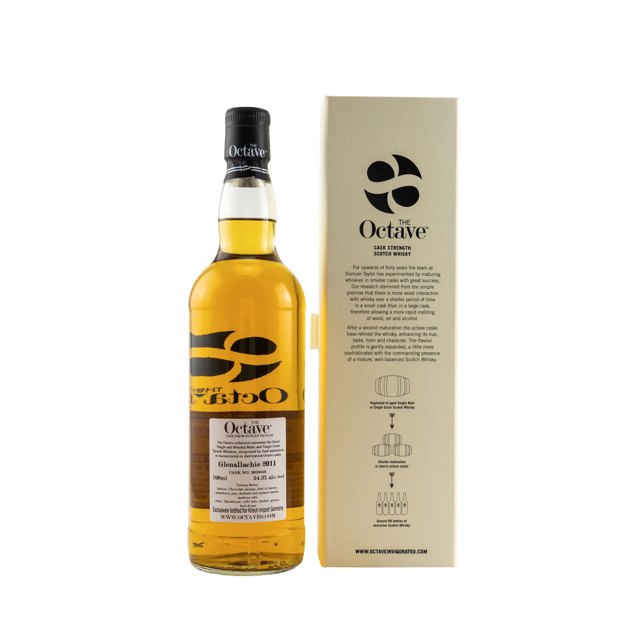 Glenallachie 2011/2020 - 9 Jahre -The Octave Cask #3028849 - KIRSCH EXCLUSIVE (Duncan Taylor)