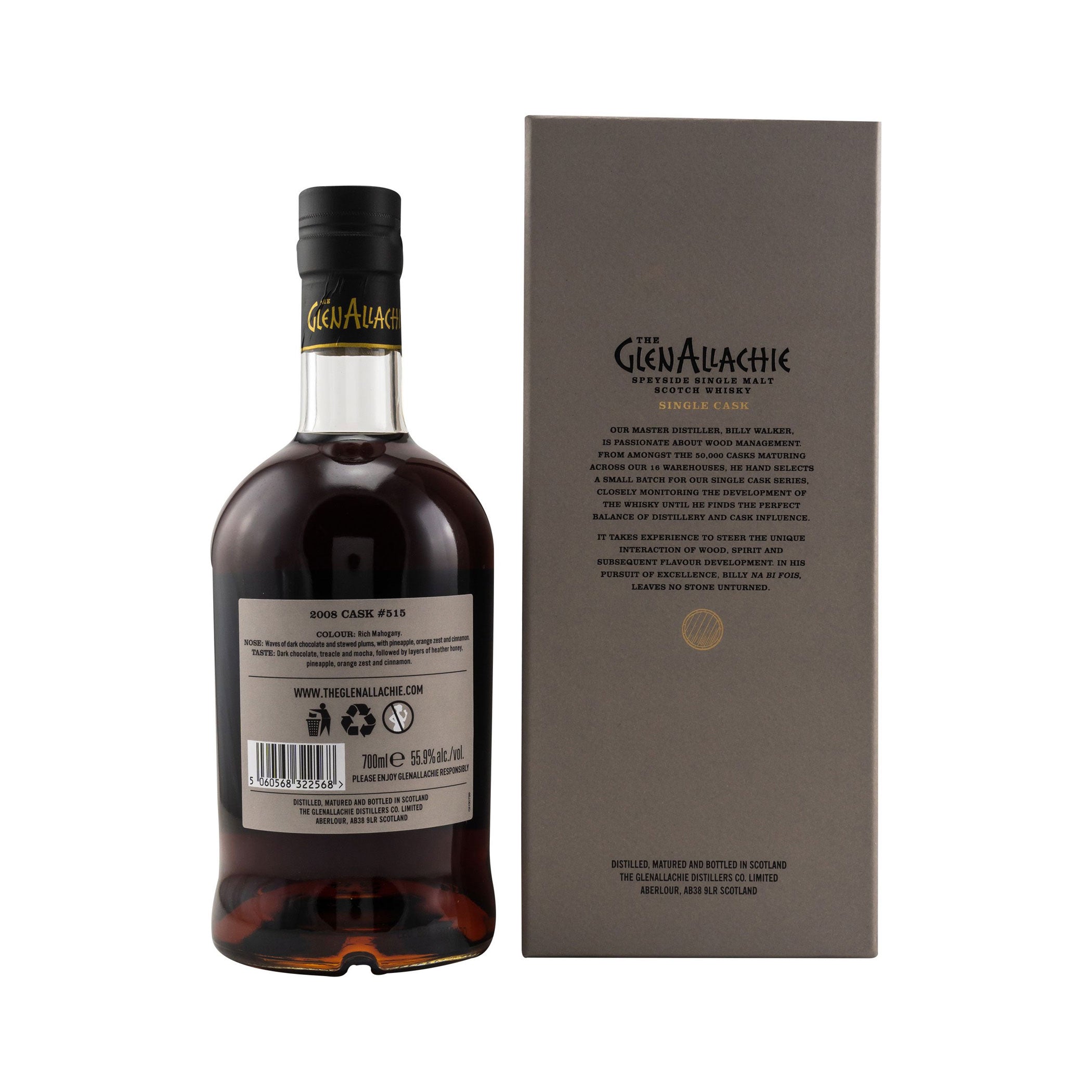 GlenAllachie 2008/2020 - 12 y.o. - PX PUNCHEON - #515