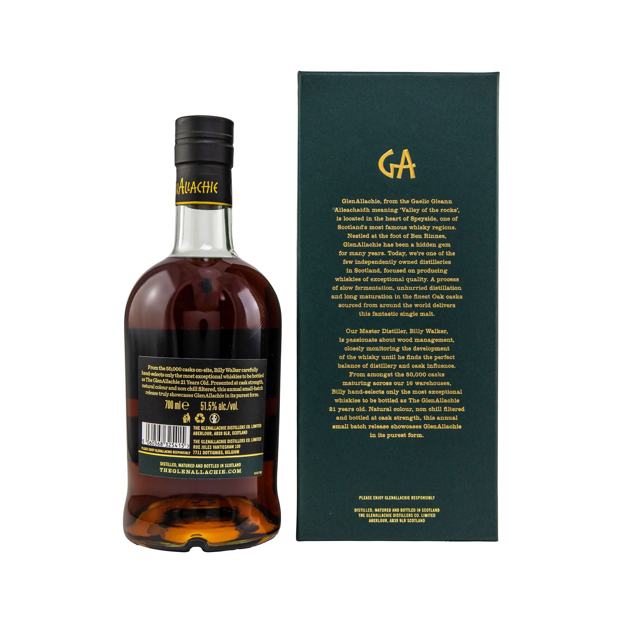 GlenAllachie 21 Jahre - Batch 3 - Speyside Single Malt Scotch Whisky