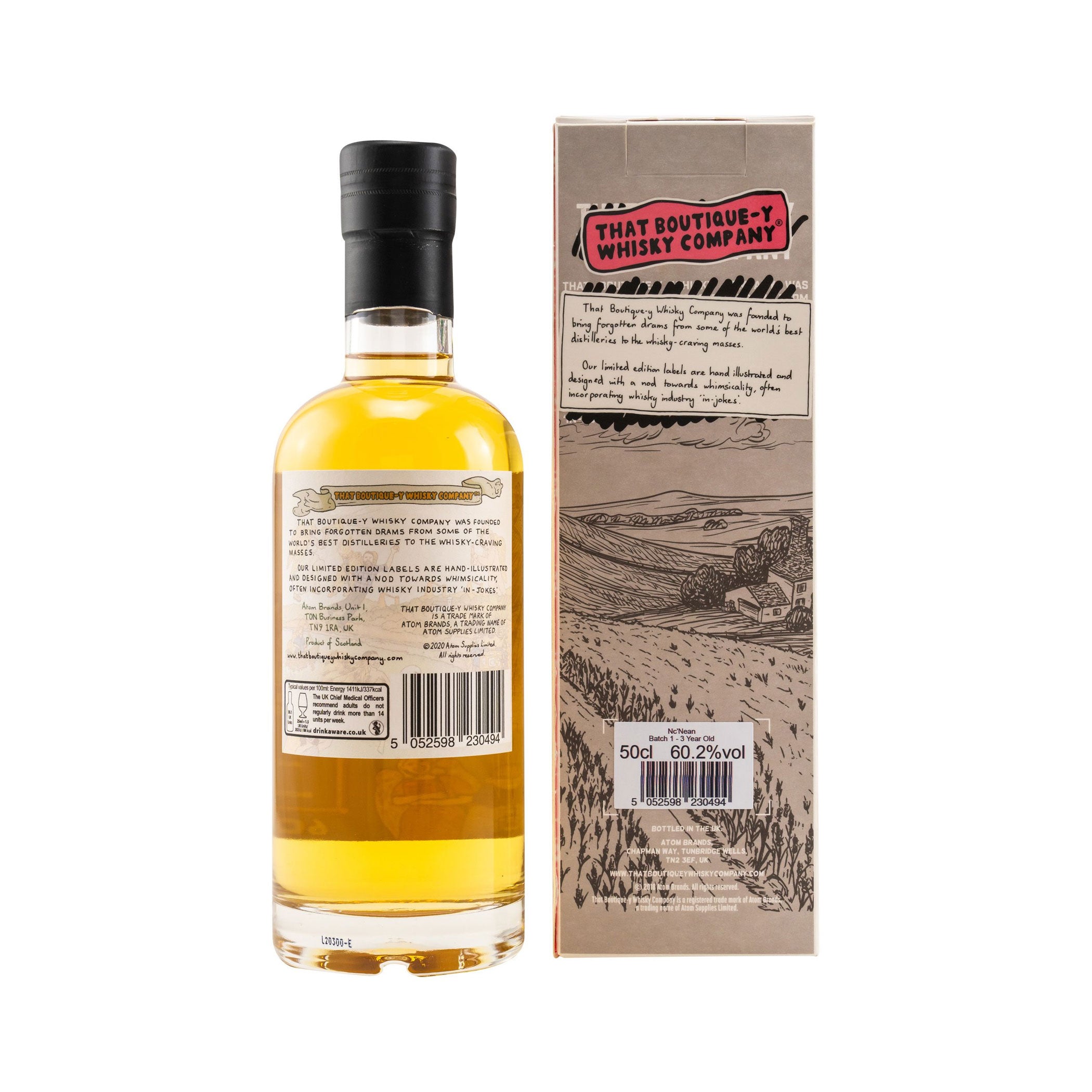 Nc´nean 3 y.o. Batch 1 (That Boutique-y Whisky Company)