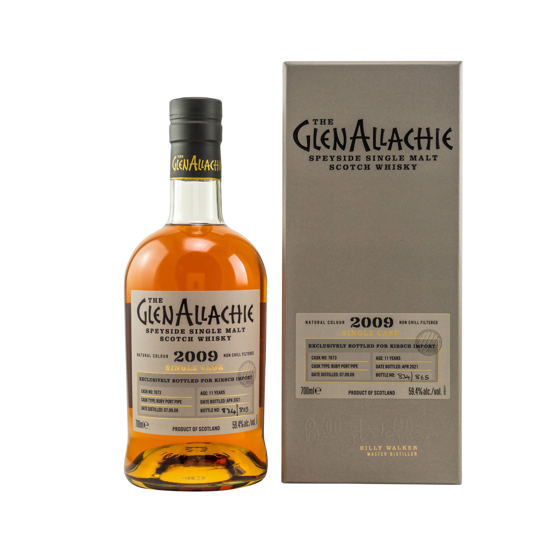 GlenAllachie 2009/2021 - 11 Jahre - Ruby Port Pipe #7673