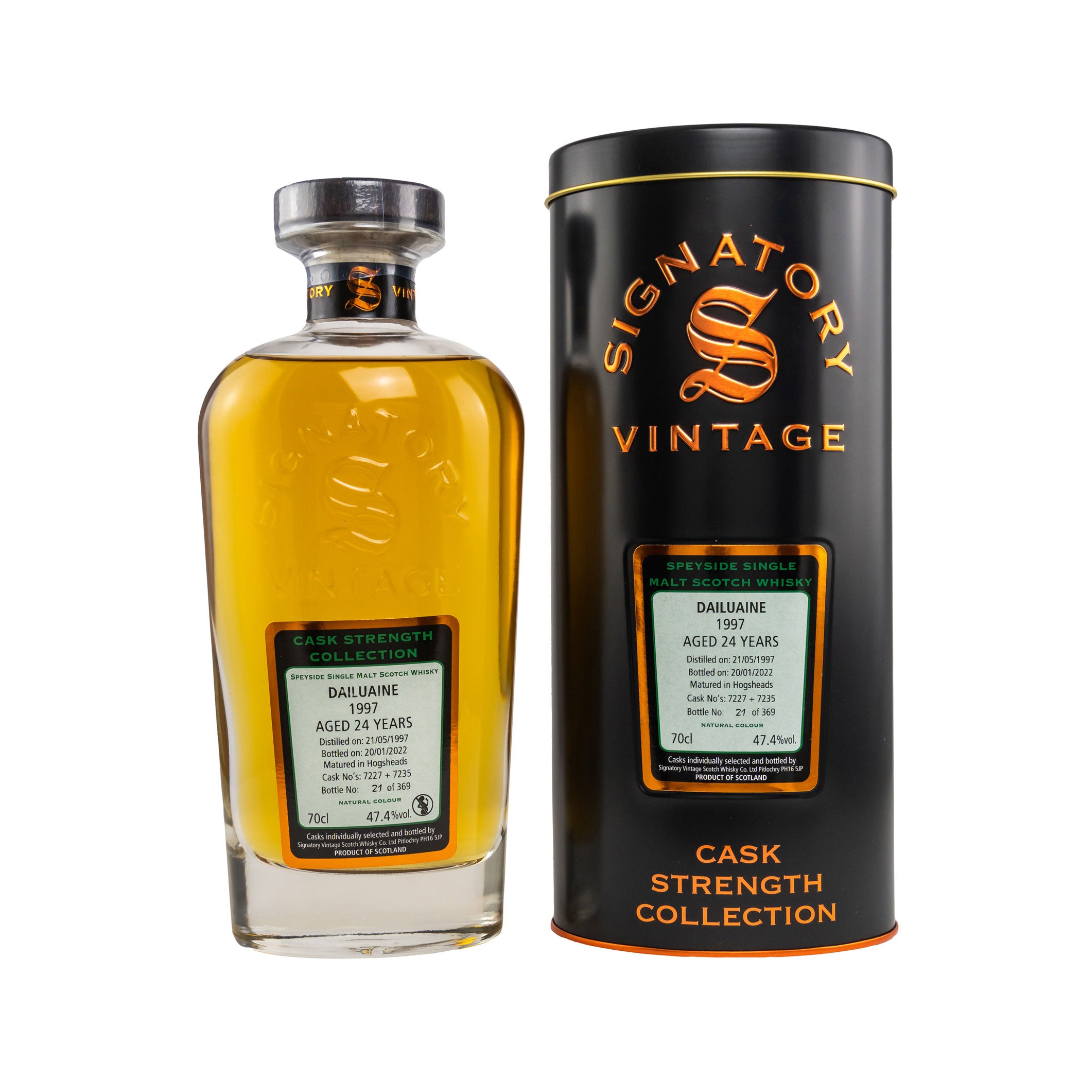 Dailuaine 1997/2022 Signatory Vintage CS - #7227+7235