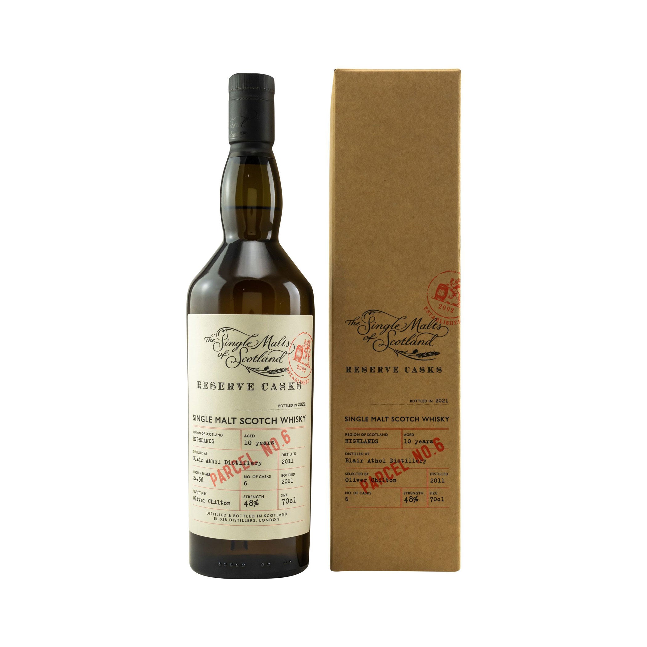 Blair Athol 2011/2021 - 10 Jahre - Reserve Cask Parcel 6