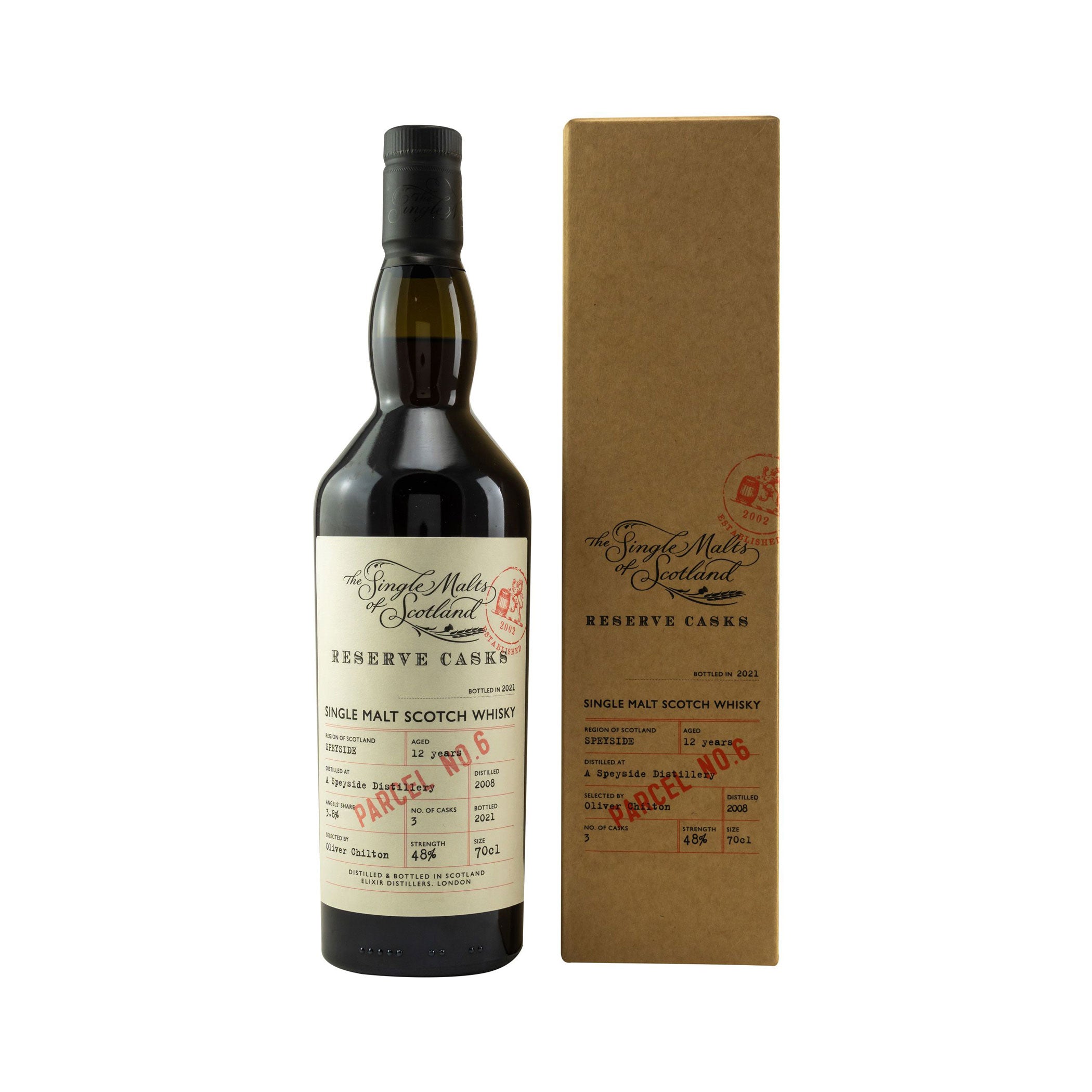 Speyside 2008/2021 - 12 Years Old - Reserve Cask Parcel 6