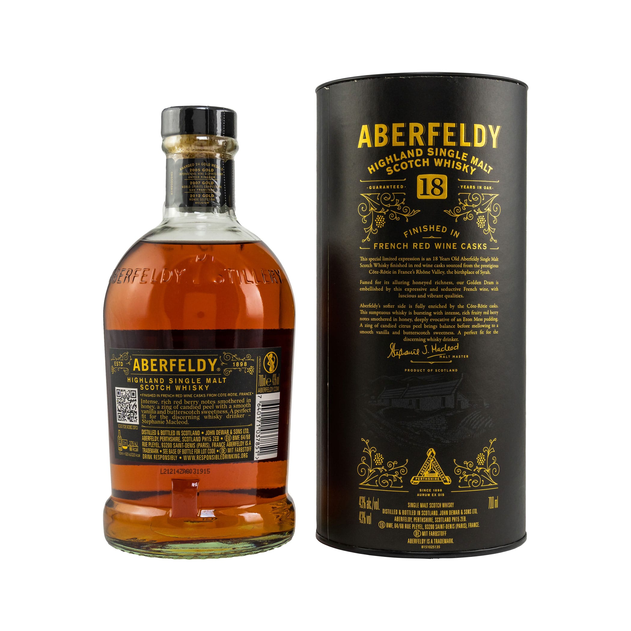 Aberfeldy 18 y.o. Côte Rôtie Wine Cask - Limited Edition