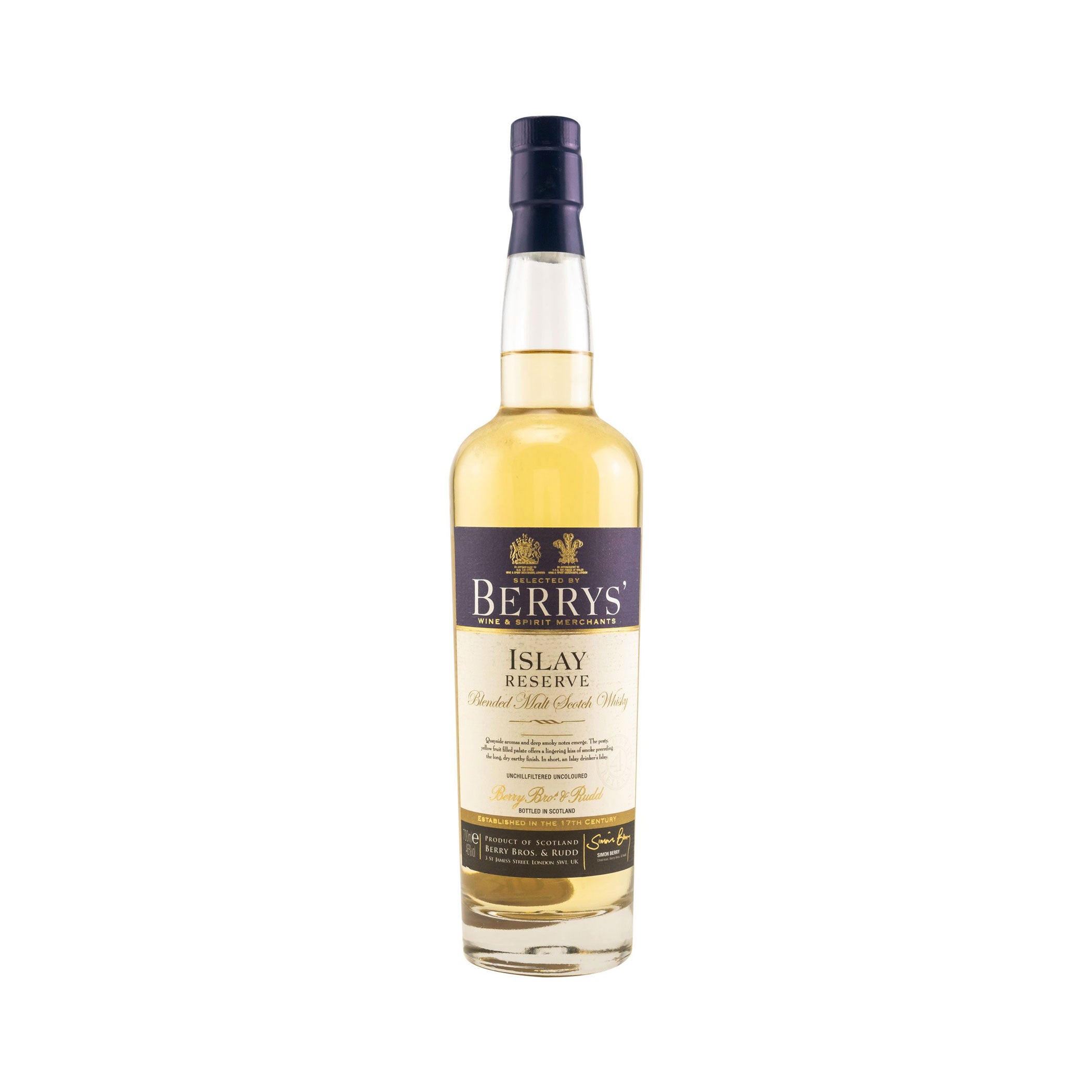 Islay Reserve - Blended Malt Scotch Whisky (Berry Bros and Rudd)