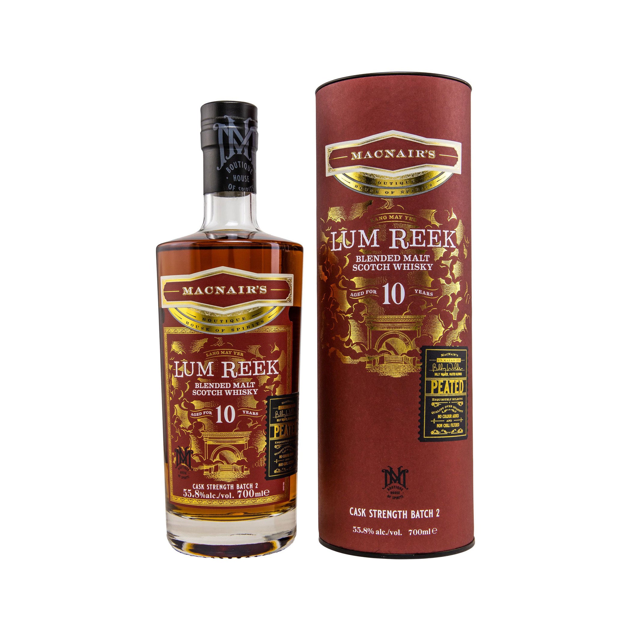 MacNairs Lum Reek 10 Jahre - Cask Strength Batch 2 - Malt Scotch Whisky