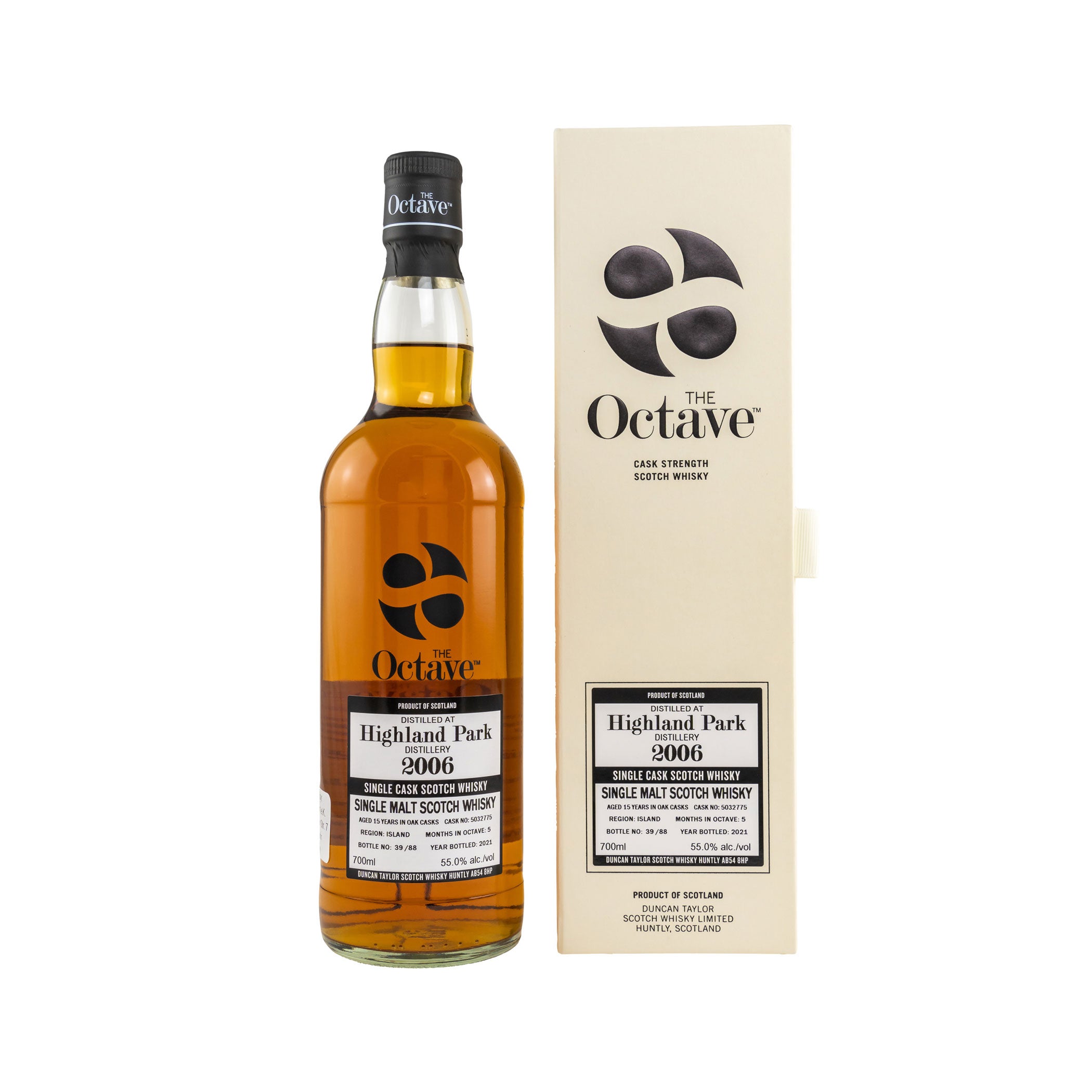 Highland Park 2006/2021 - 15 Years Old Single Cask - #5032775 - Octave - Duncan Taylor