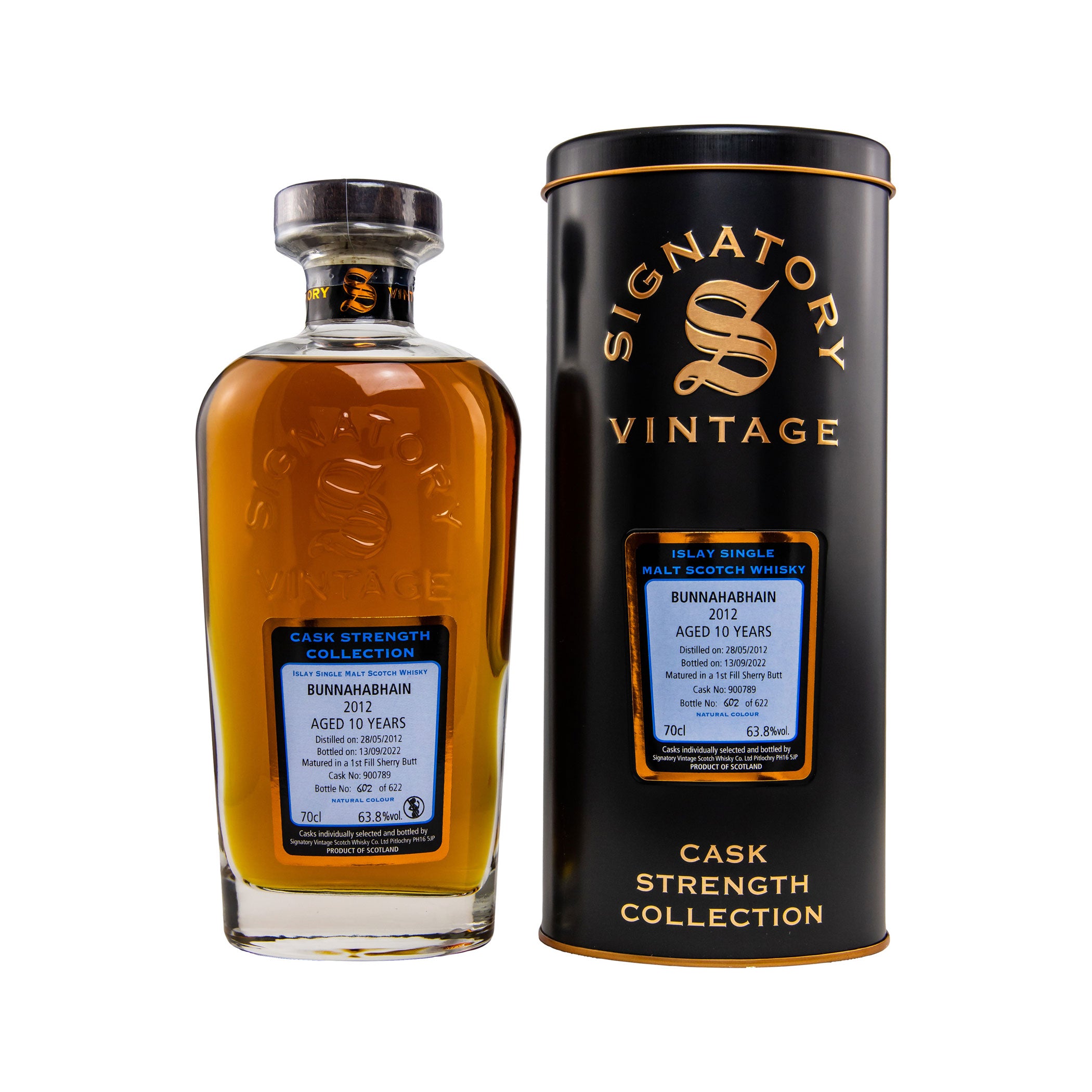 Bunnahabhain 2012/2022 Signatory Vintage - Cask Strength Collection #900789