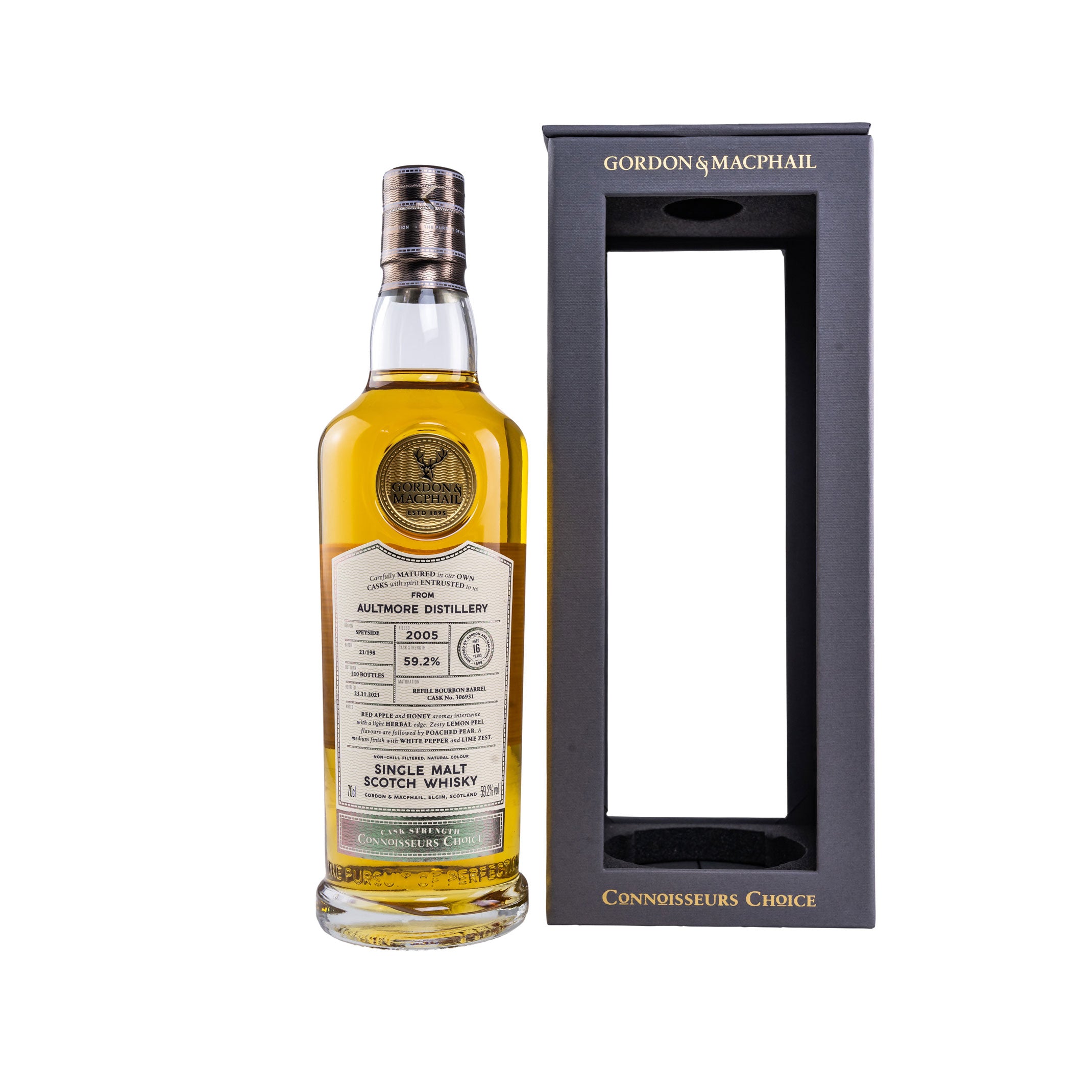 Aultmore 2005/2021 - 16 Jahre #306931 Connoisseurs Choice - Gordon & MacPhail NEW RANGE
