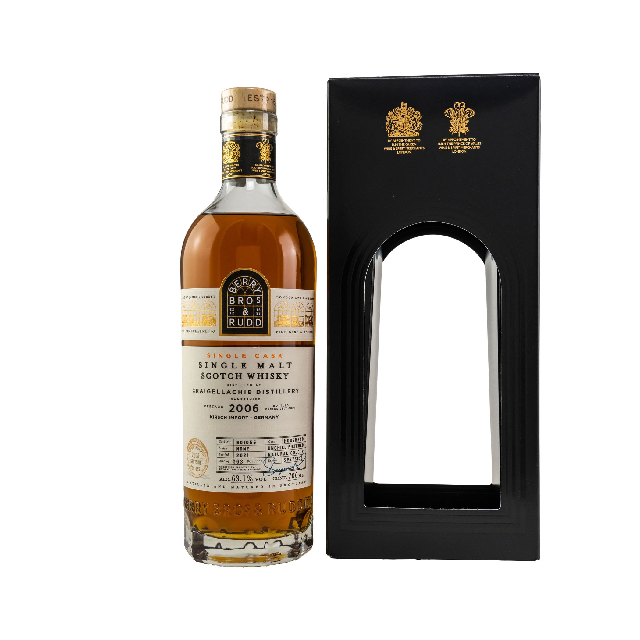 Craigellachie 2006/2021 – 15 Jahre - Single Cask Berry Bros. & Rudd Single Malt Speyside Whisky