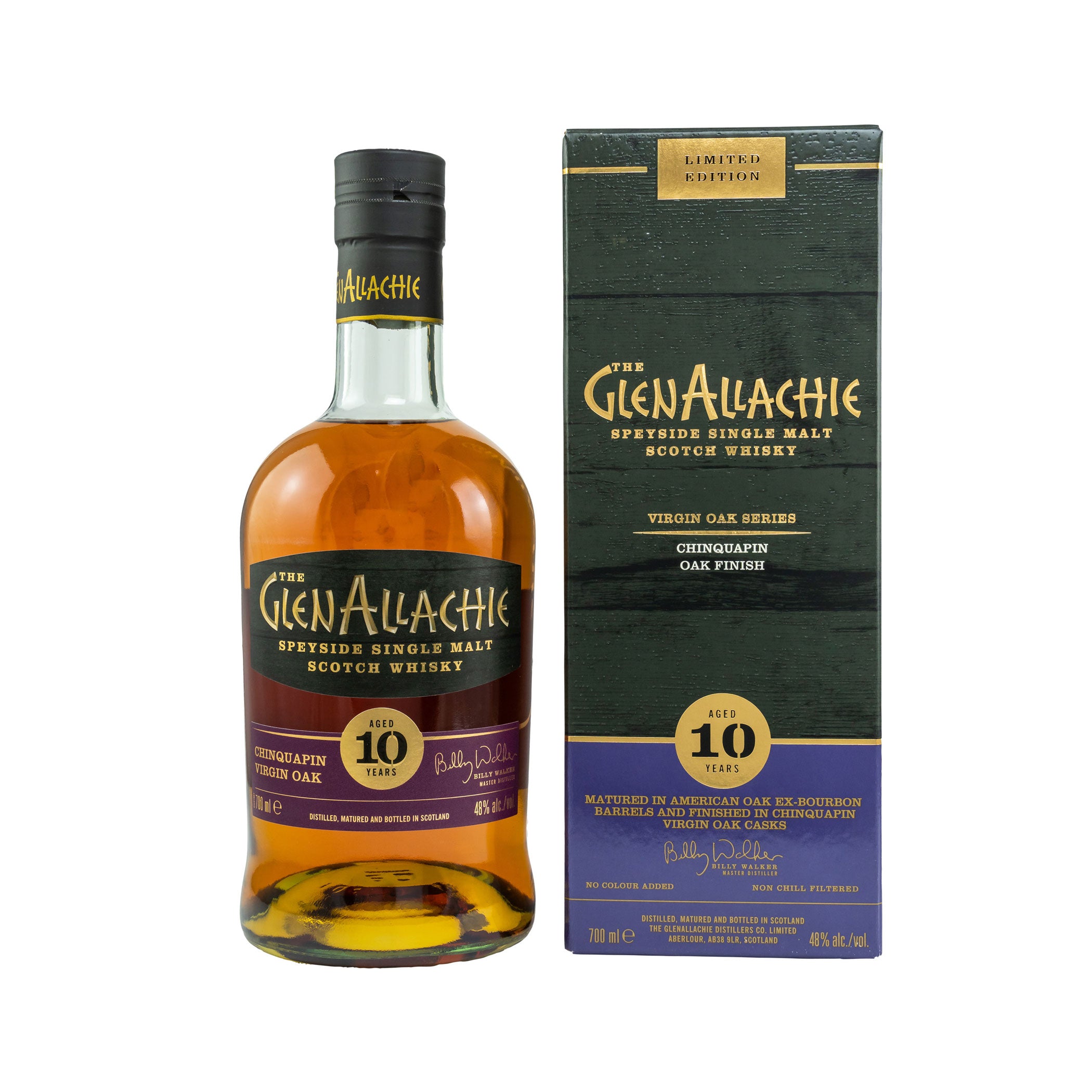 The GlenAllachie 10 Jahre Chinquapin Oak Finish Virgin Oak Series
