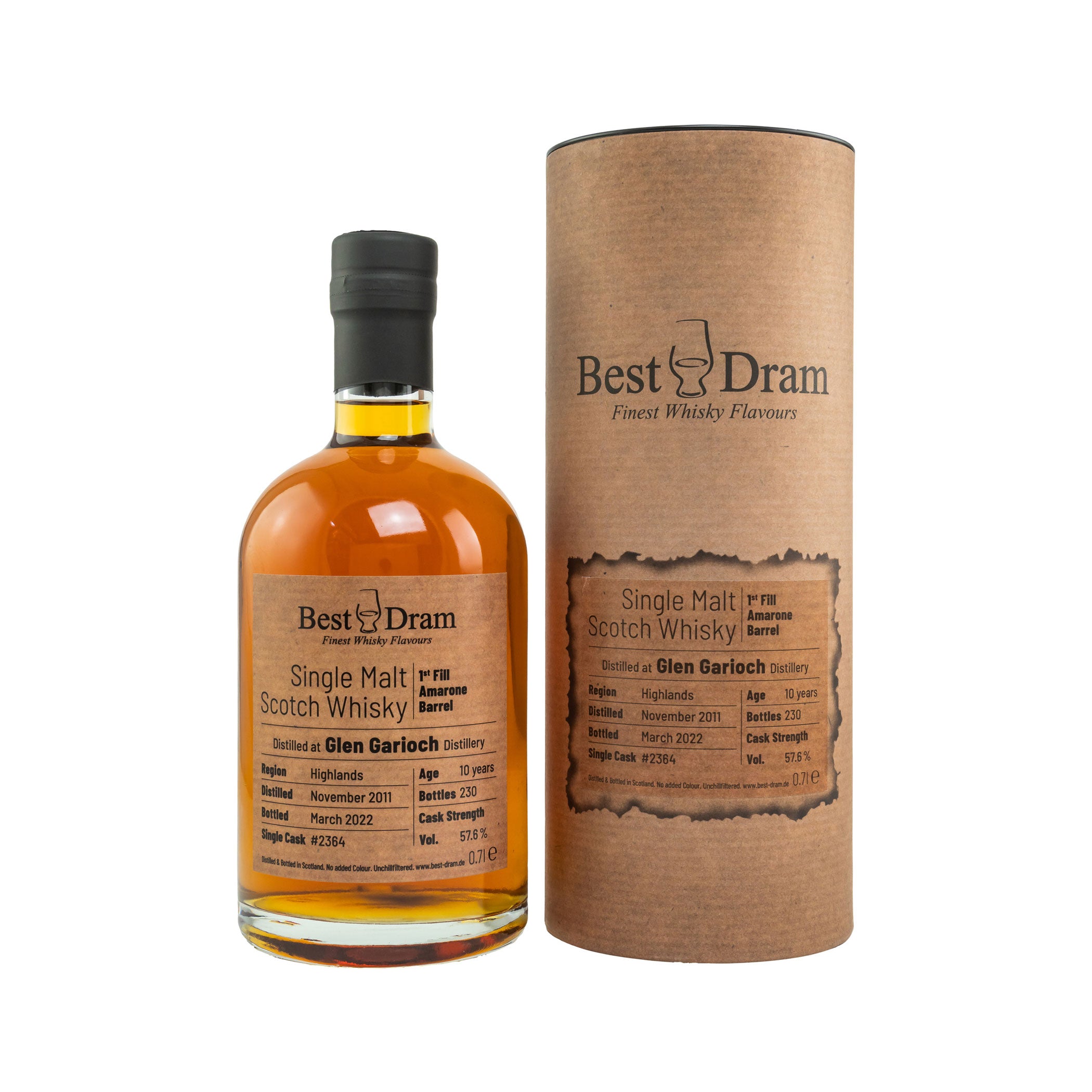 Glen Garioch 2011/2022 - 10 Years Old - First Fill Amarone Barrel #2364 - Best Dram