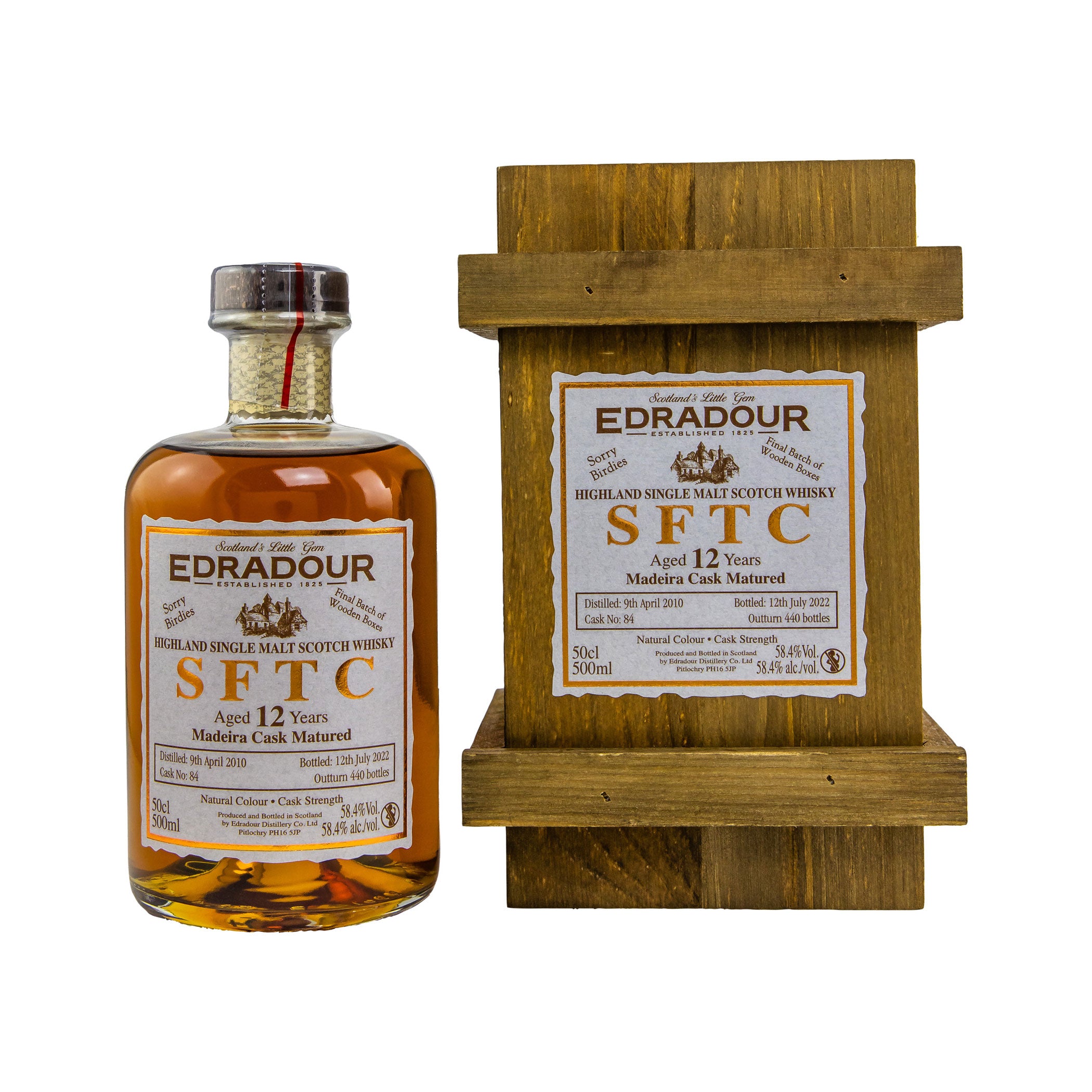 Edradour 2010/2022 - 12 y.o. -Straight from the Cask -Madeira #84