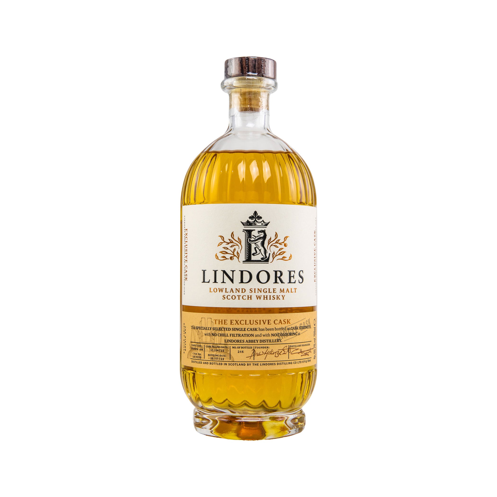 Lindores Abbey 2019/2022 - 3 Years Old - The Exclusive Cask Bourbon
