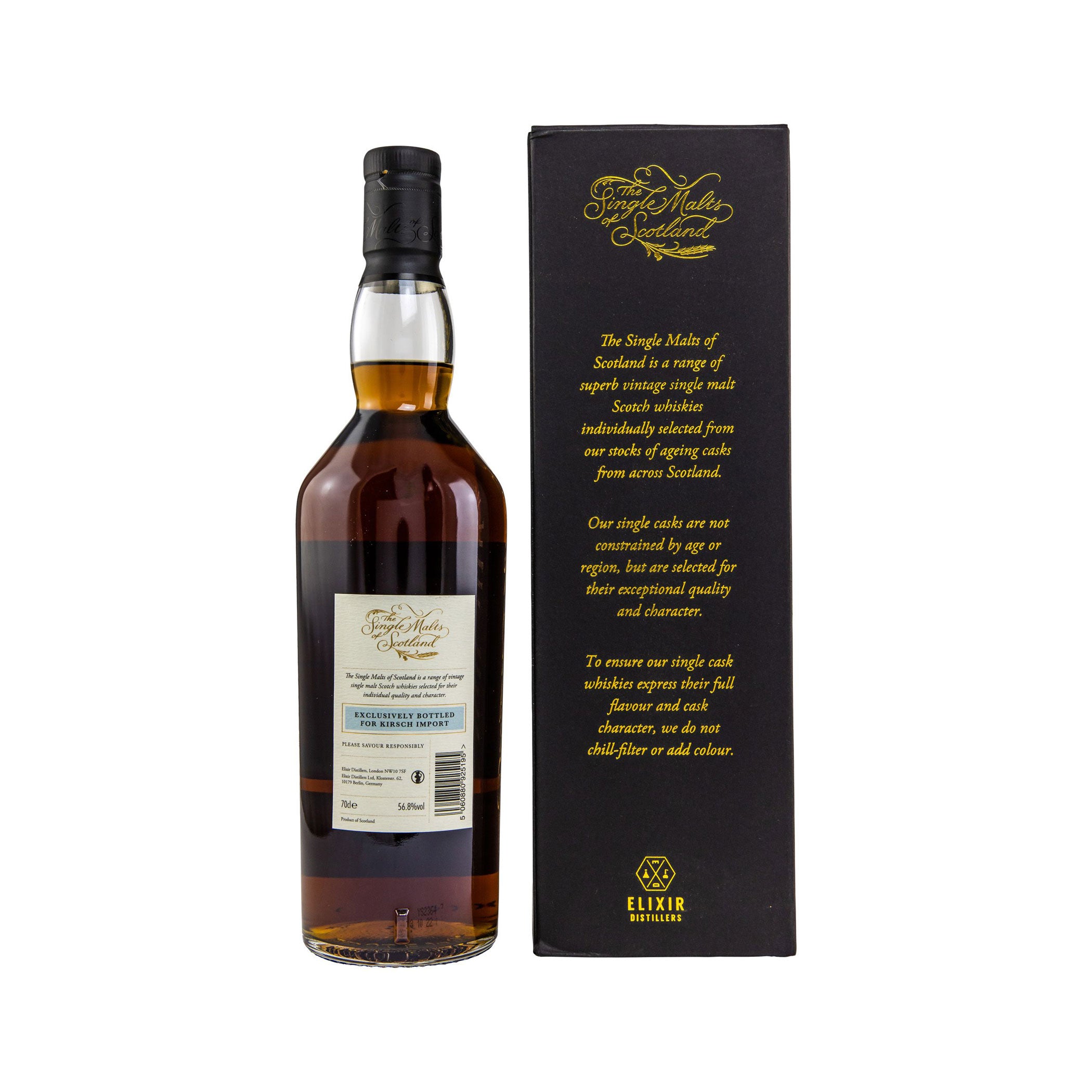 Speyside Distillery 1995/2022 - The Single Malts of Scotland Speyside Single Malt Scotch Whisky - Exclusively bottled for Kirsch Import