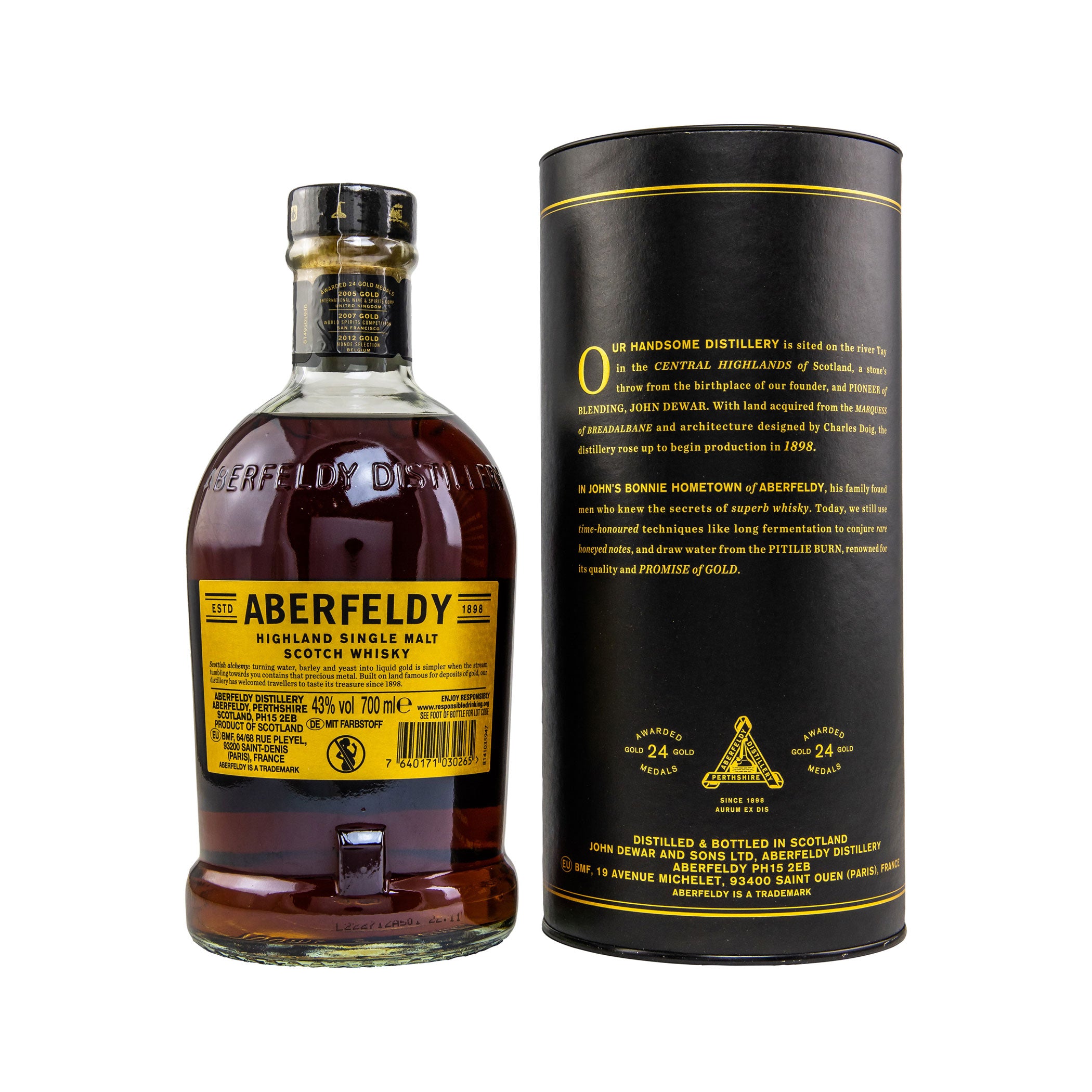 Aberfeldy 19 Jahre - Oloroso Sherry Cask Limited Edition #3076-78