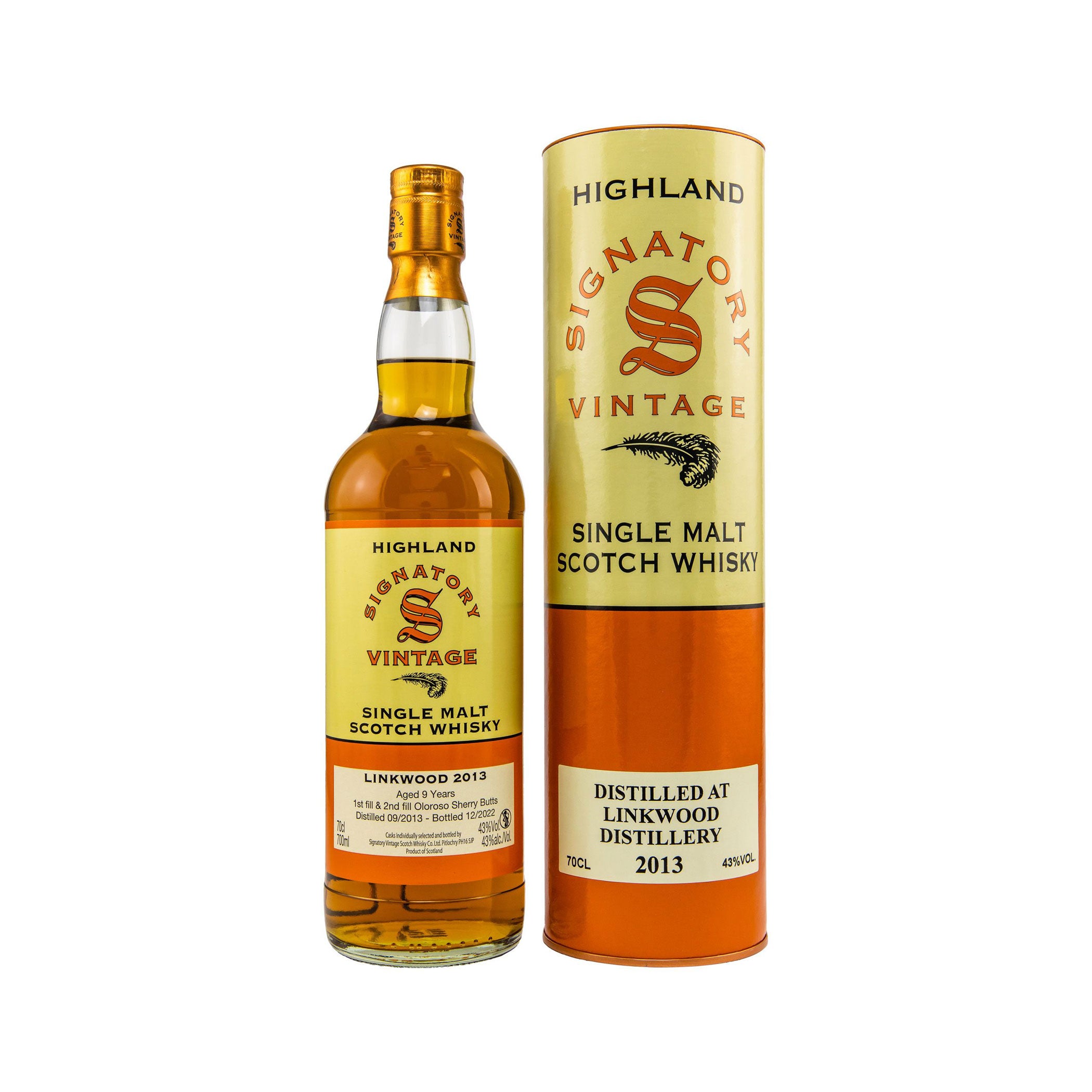 Linkwood 2013/2022 - Signatory Vintage Speyside Single Malt Scotch Whisky