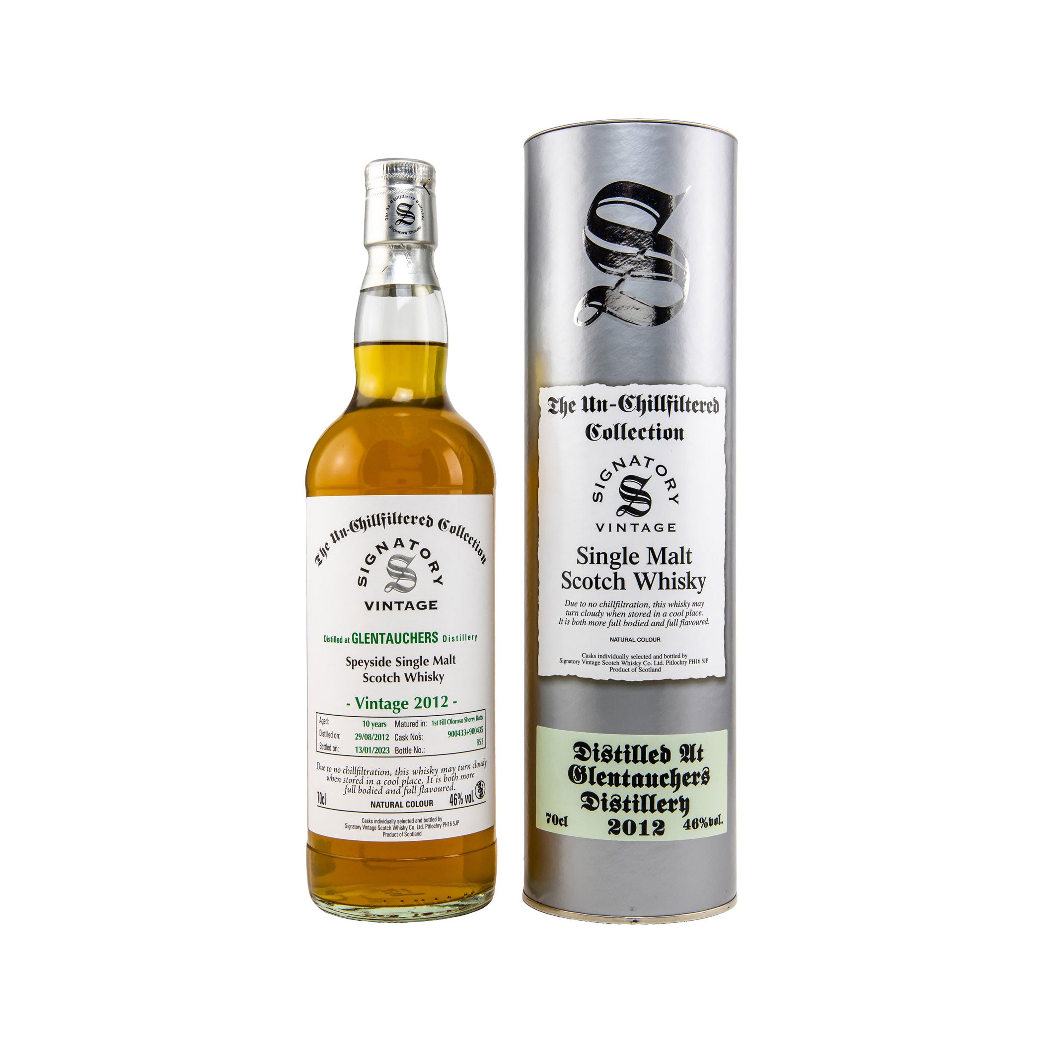 Glentauchers 2012/2023 - Signatory Vintage Speyside - Single Malt Scotch Whisky