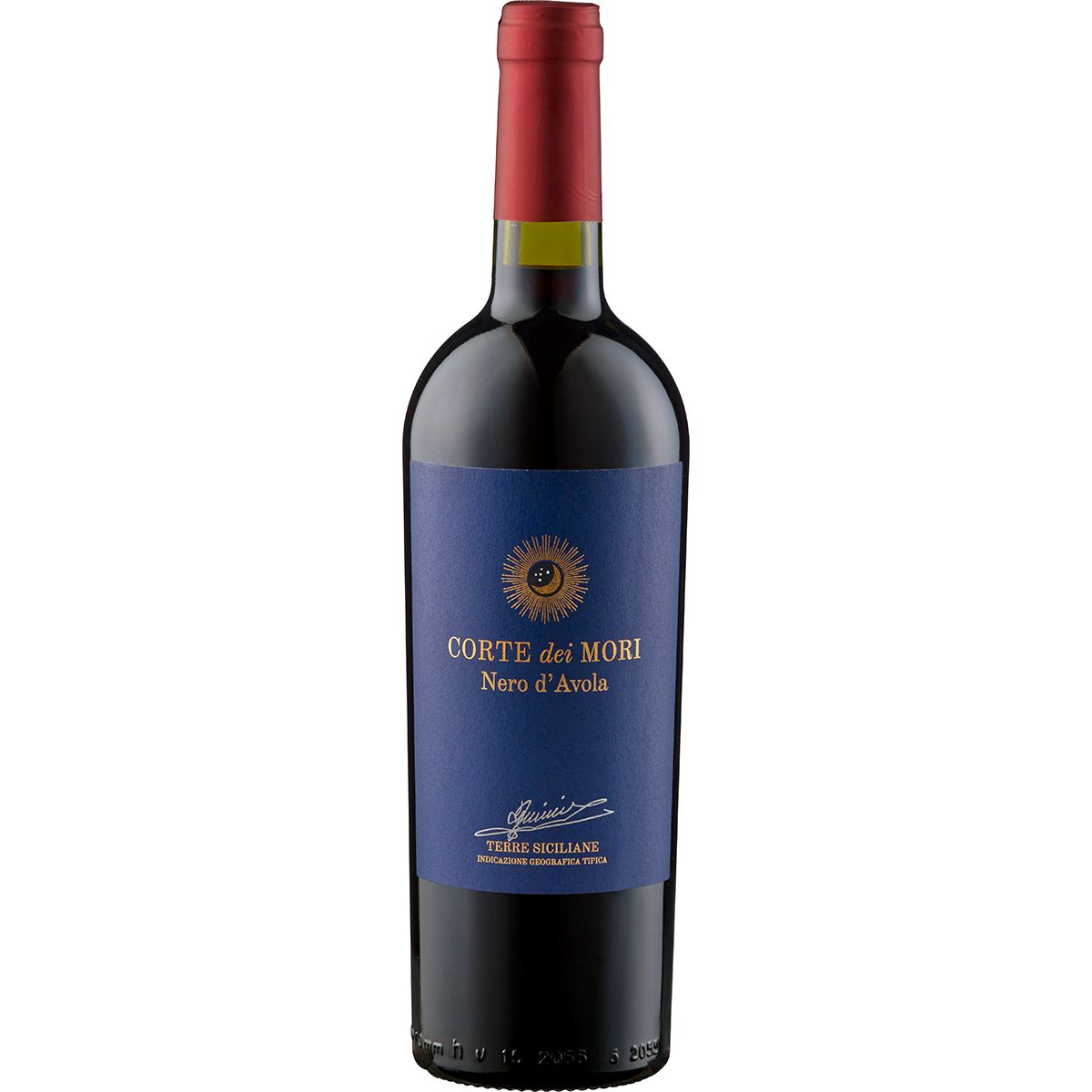 2021 Nero d‘Avola ”Etichetta Blu” Sicilia DOC Corte dei Mori Sizilien/Italien 0,75 l