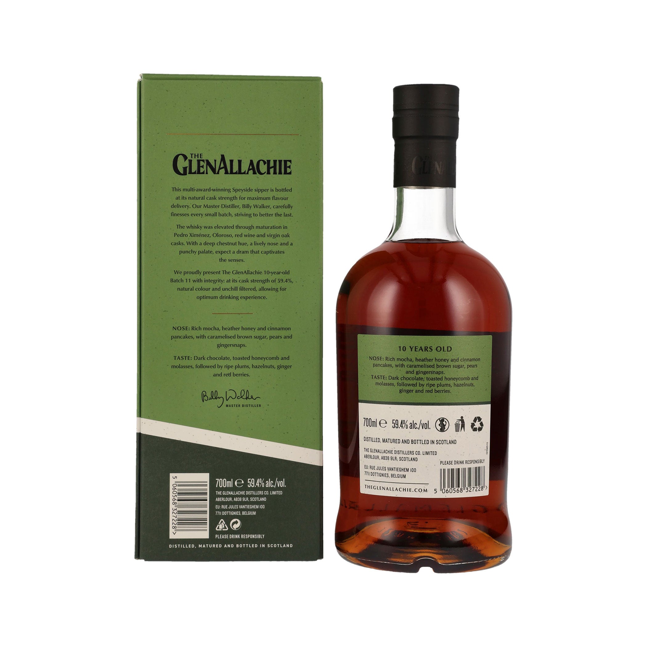 The GlenAllachie 10 Jahre - Cask Strength – Batch 11 - Speyside Single Malt Scotch Whisky