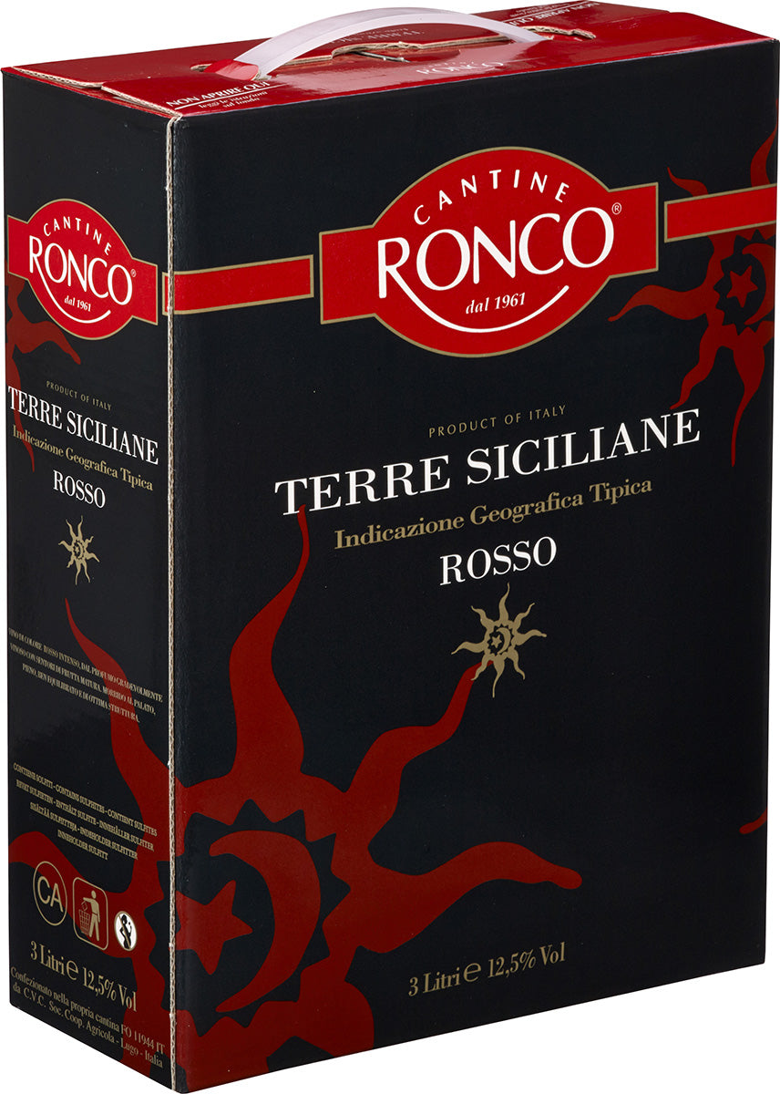 Sicilia Rosso IGT Ronco Sicily/Italy 3 l