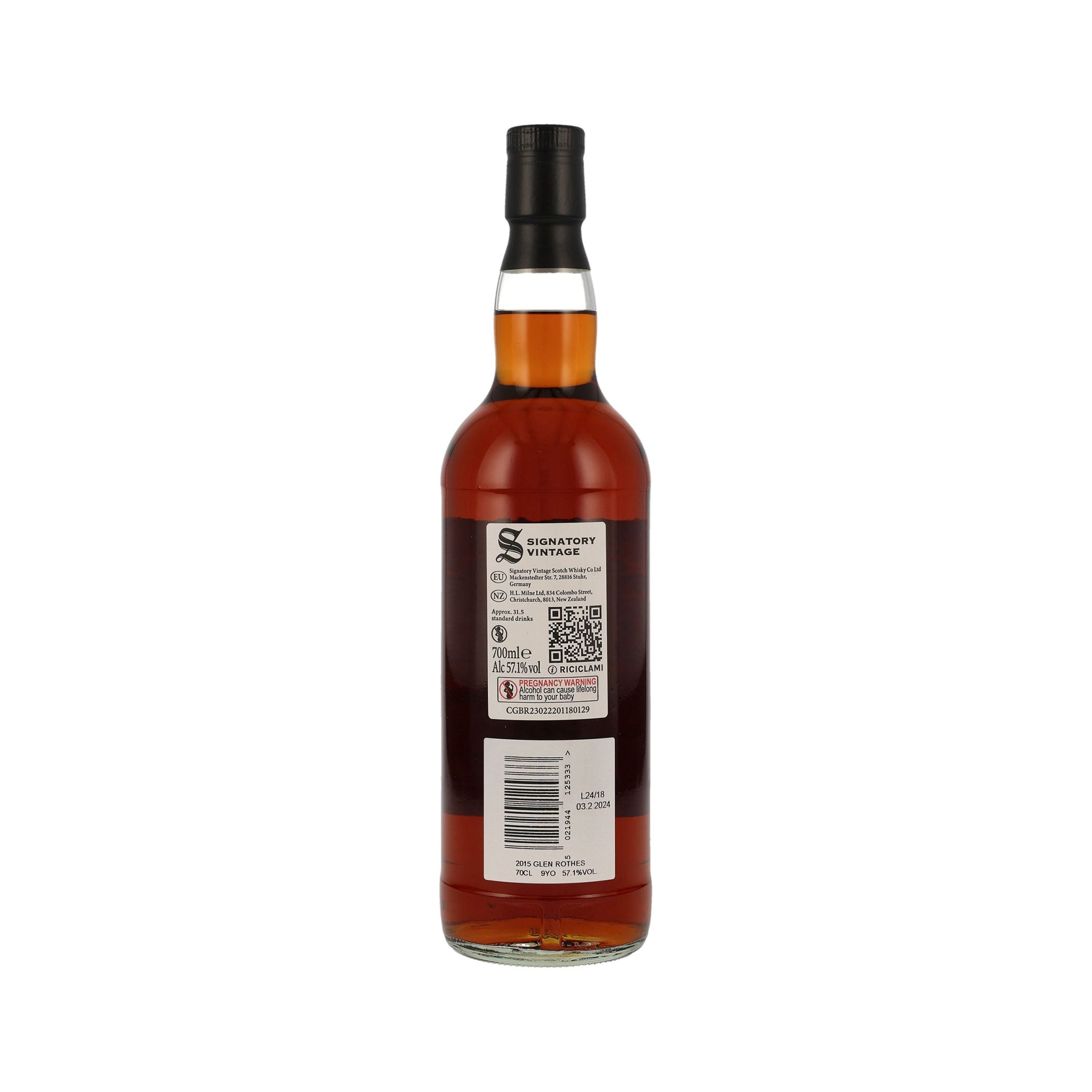 Glenrothes 2015/2023 - Signatory Vintage Speyside Single Malt Scotch Whisky - 100 Proof Edition #6