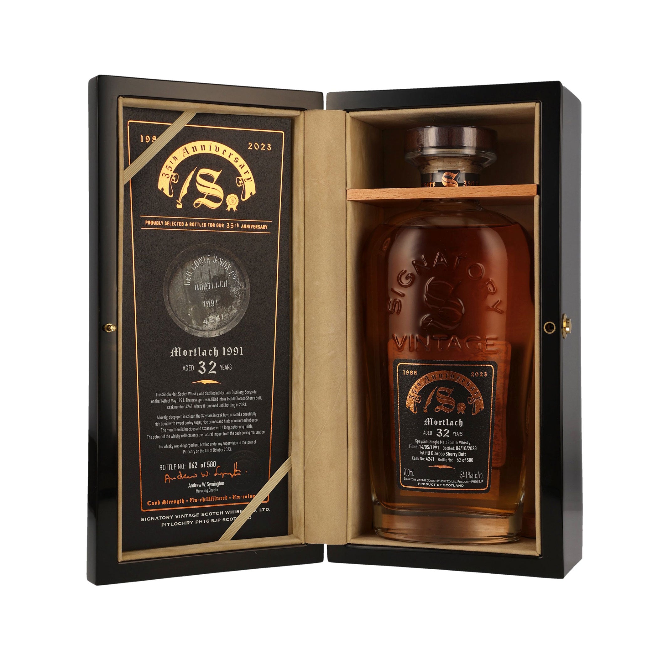 Mortlach 1991/2023 - Signatory Vintage - Speyside Single Malt Scotch Whisky - 35th Anniversary