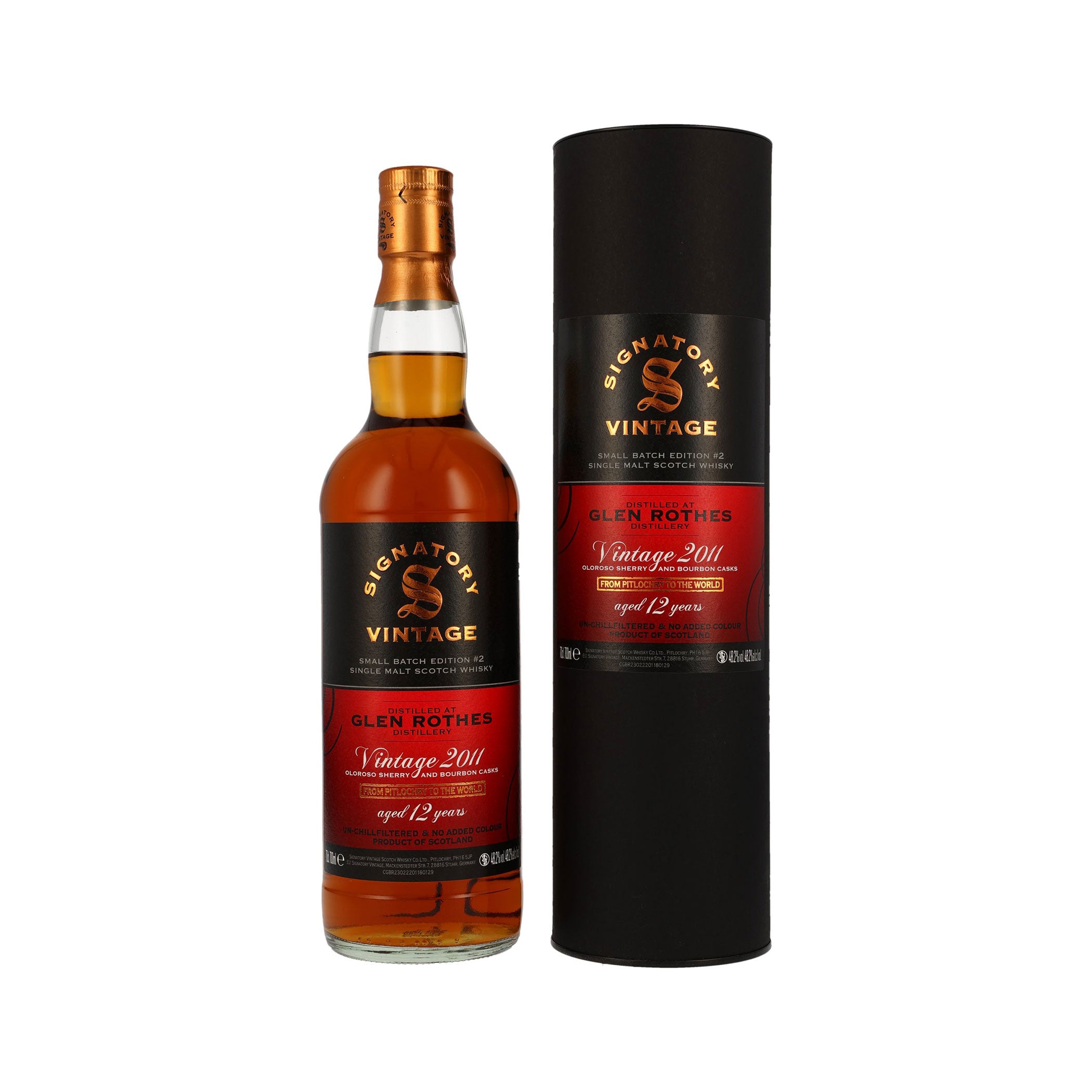 Glenrothes 2011/2023 - Signatory Vintage Speyside Single Malt Scotch Whisky - Small Batch Edition #2