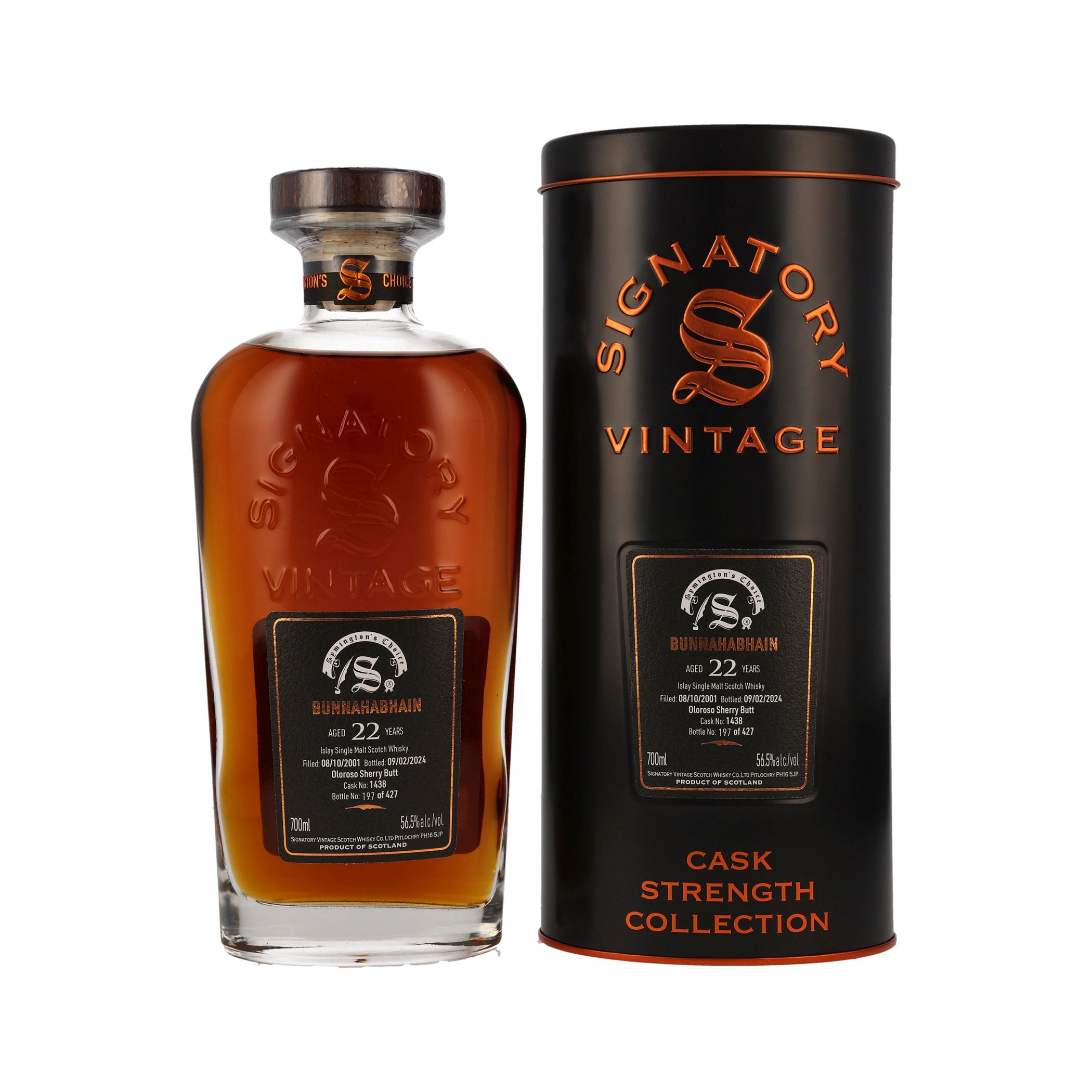 Bunnahabhain 2001/2024 - Signatory Vintage Islay Single Malt Scotch Whisky - Symington’s Choice