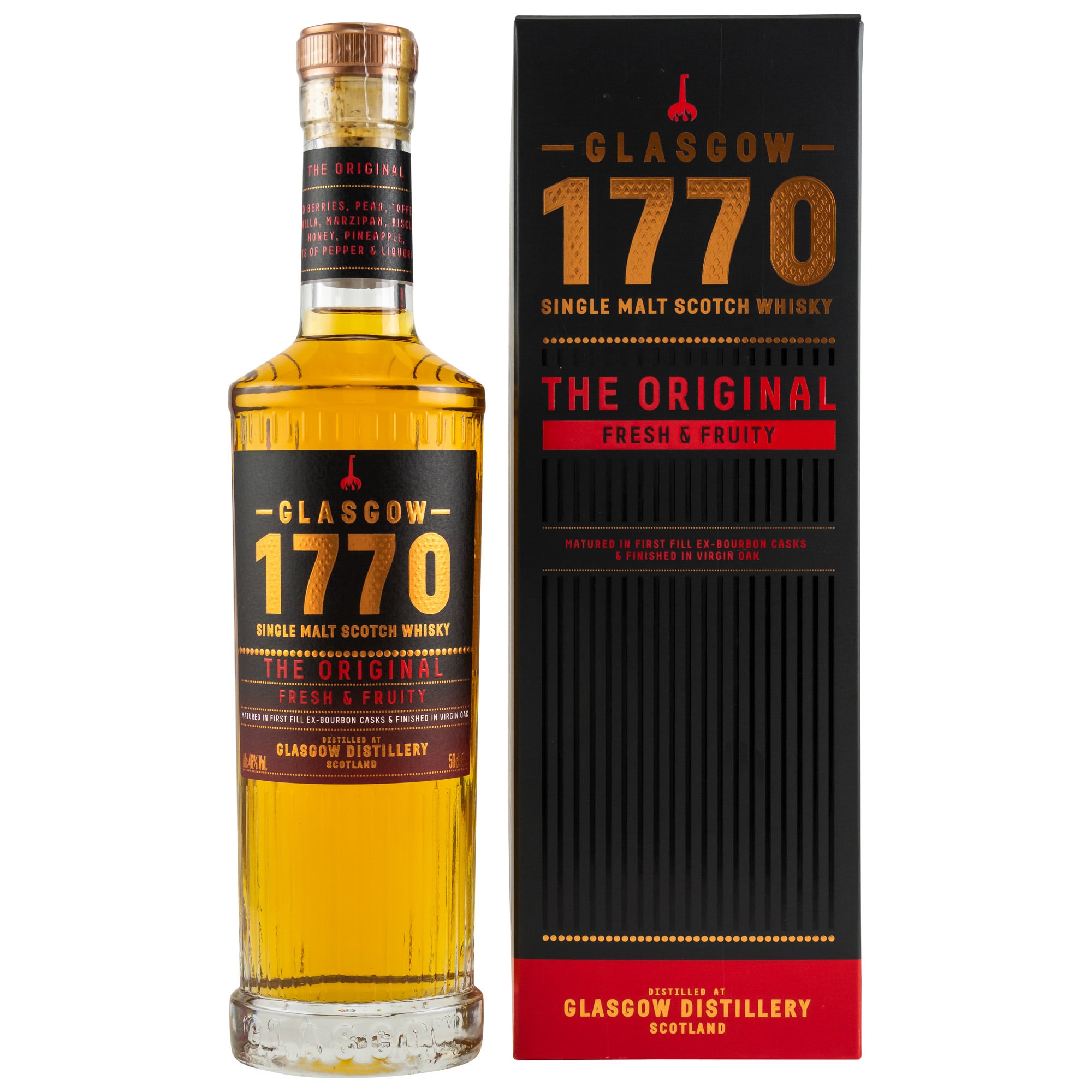 1770 Glasgow Single Malt Scotch Whisky - The Original - Glasgow Distillery