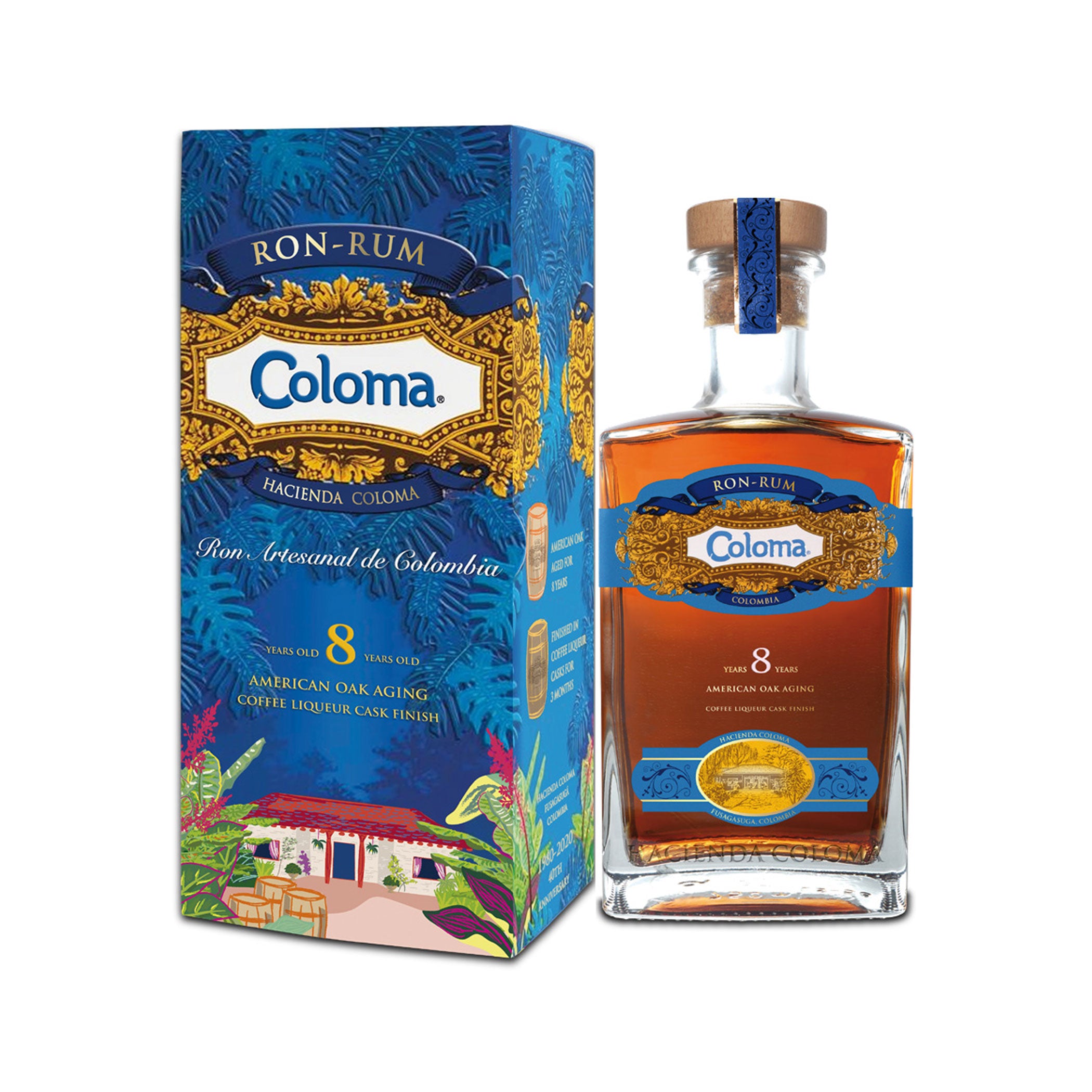 Coloma Rum 8 Jahre 40% - Columbia
